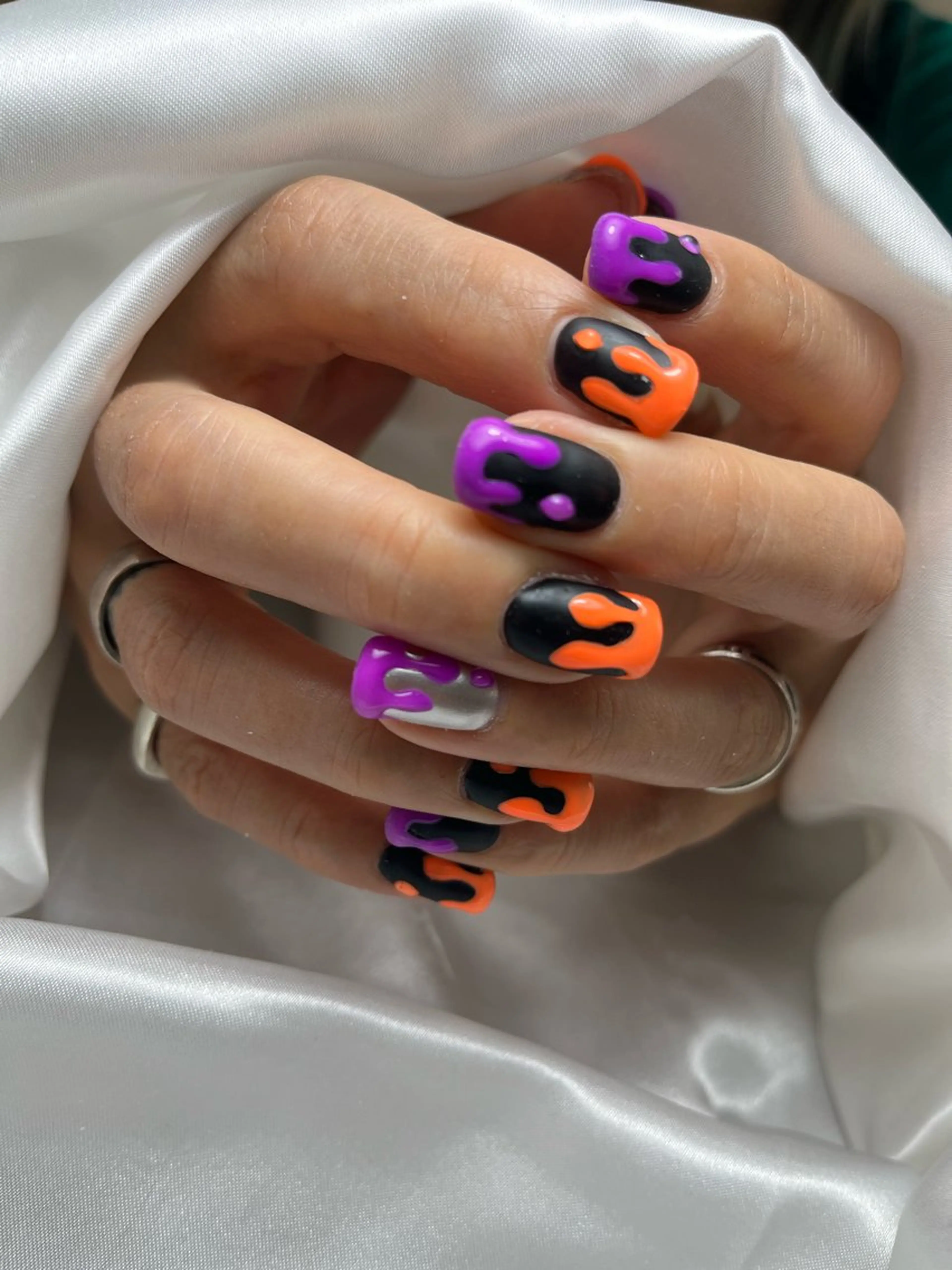 ネイル マットネイル ハンドネイル shark_nail Aのネイルデザイン