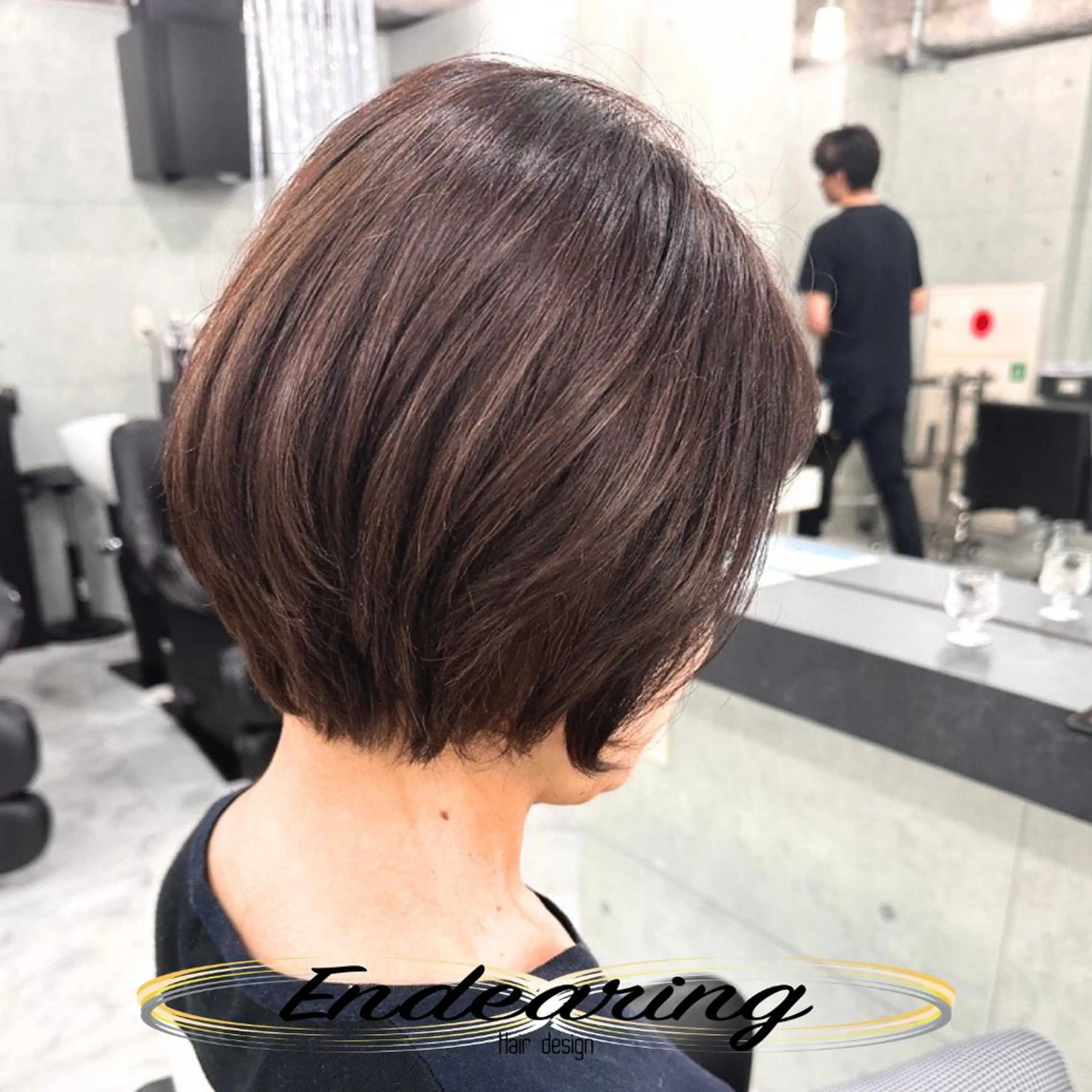 ショート ショートボブ ボブ ショートヘア カット ヘアカラー Endearing 銀座⭐︎YOKOのヘアスタイル