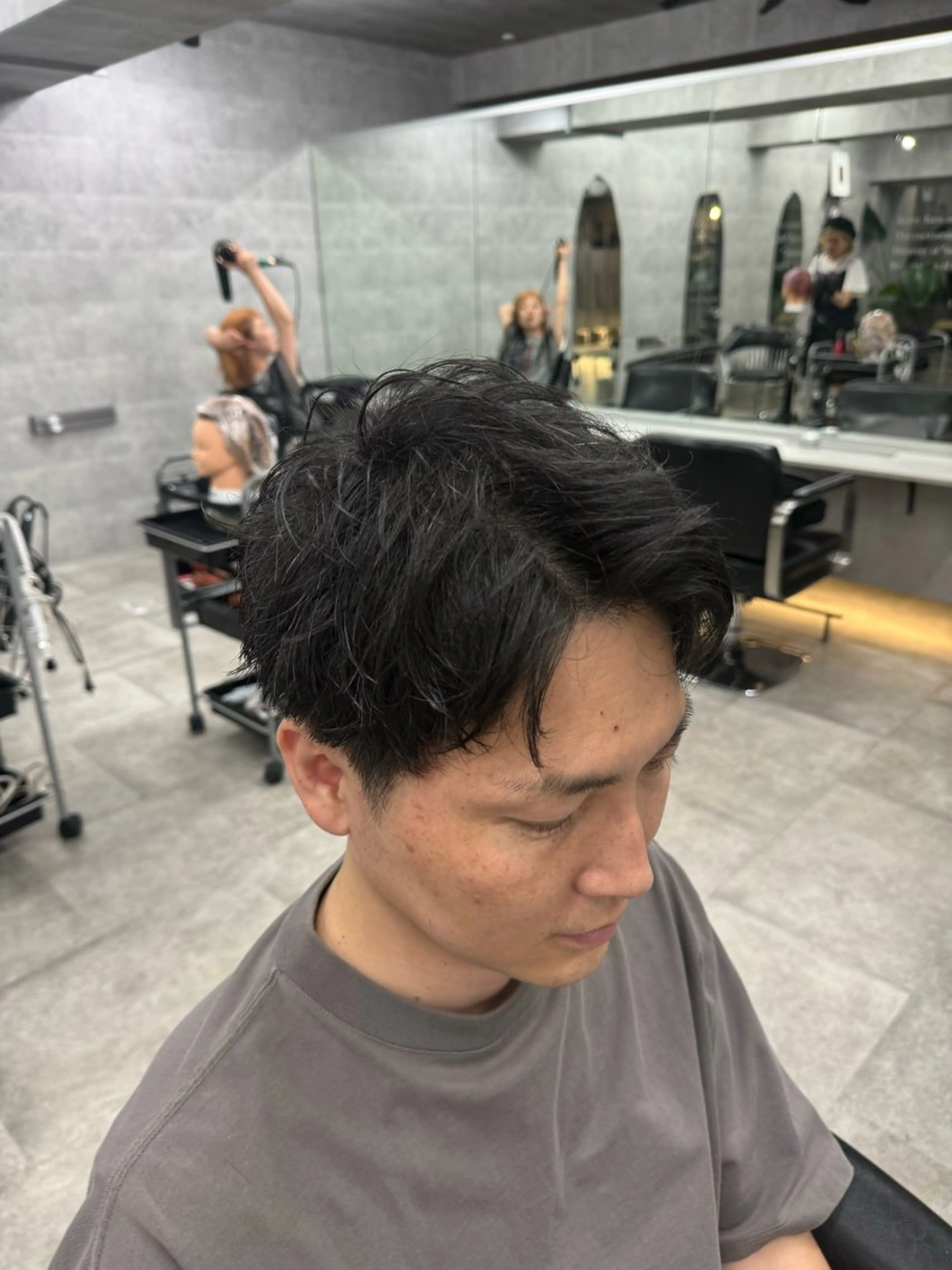 ショート メンズ NOOS omotesando所属・あなたのお悩み改善" You"💚❤️💛のヘアスタイル