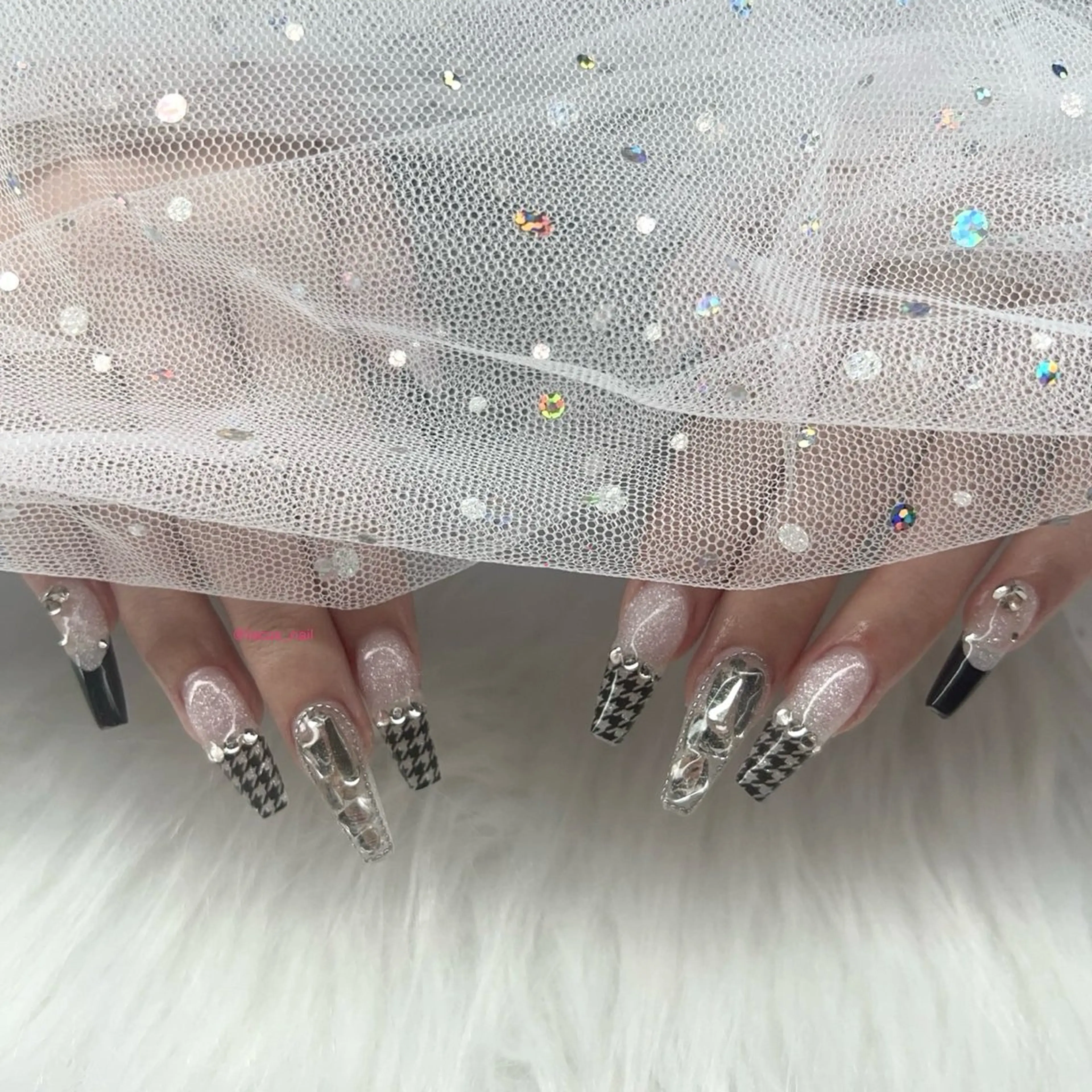 ネイル アートネイル スカルプネイル Nail Salon Lacusのネイルデザイン