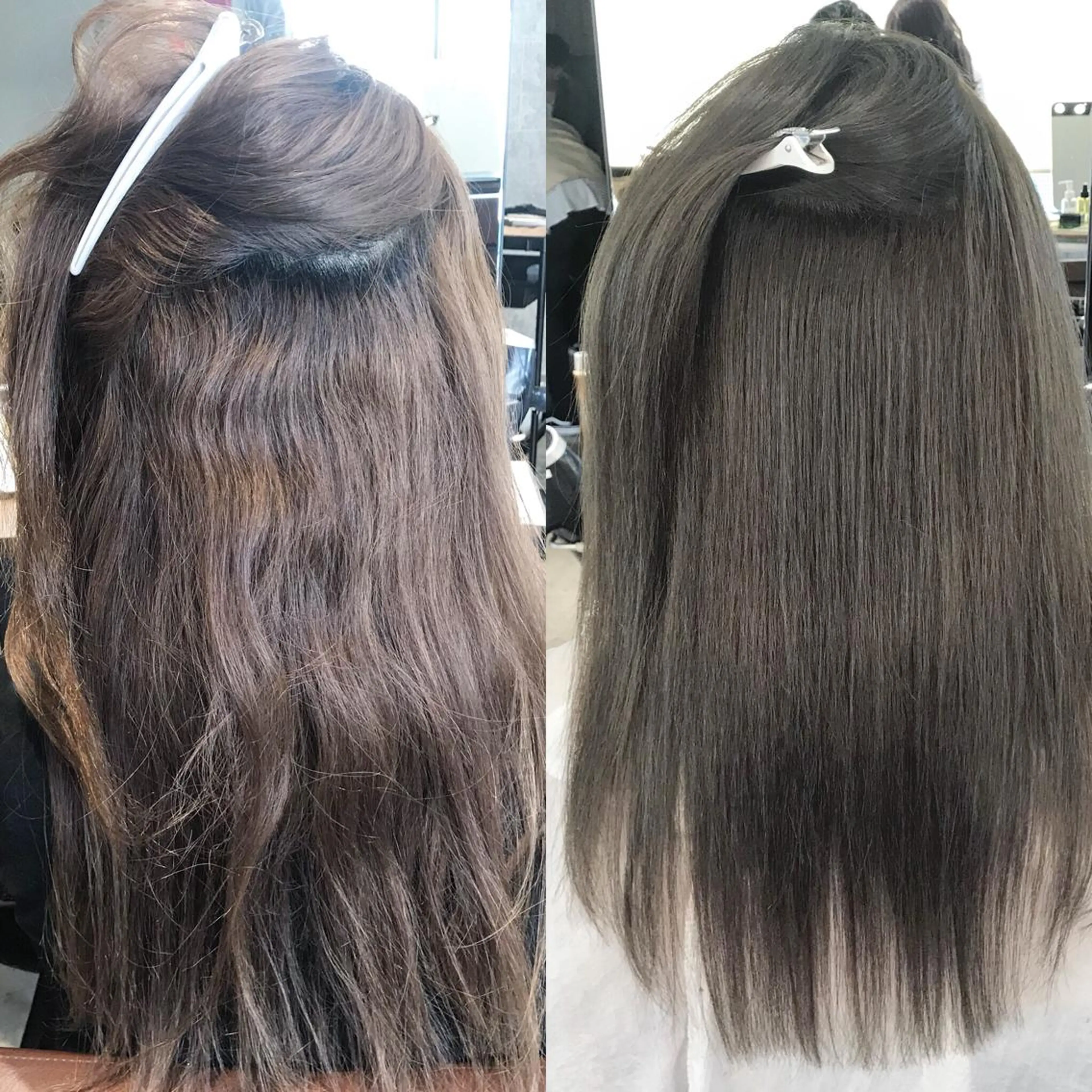 パーマ ヘアカラー トリートメント 透明感×髪質改善🧸 韓国ヘア　武田涼のヘアスタイル