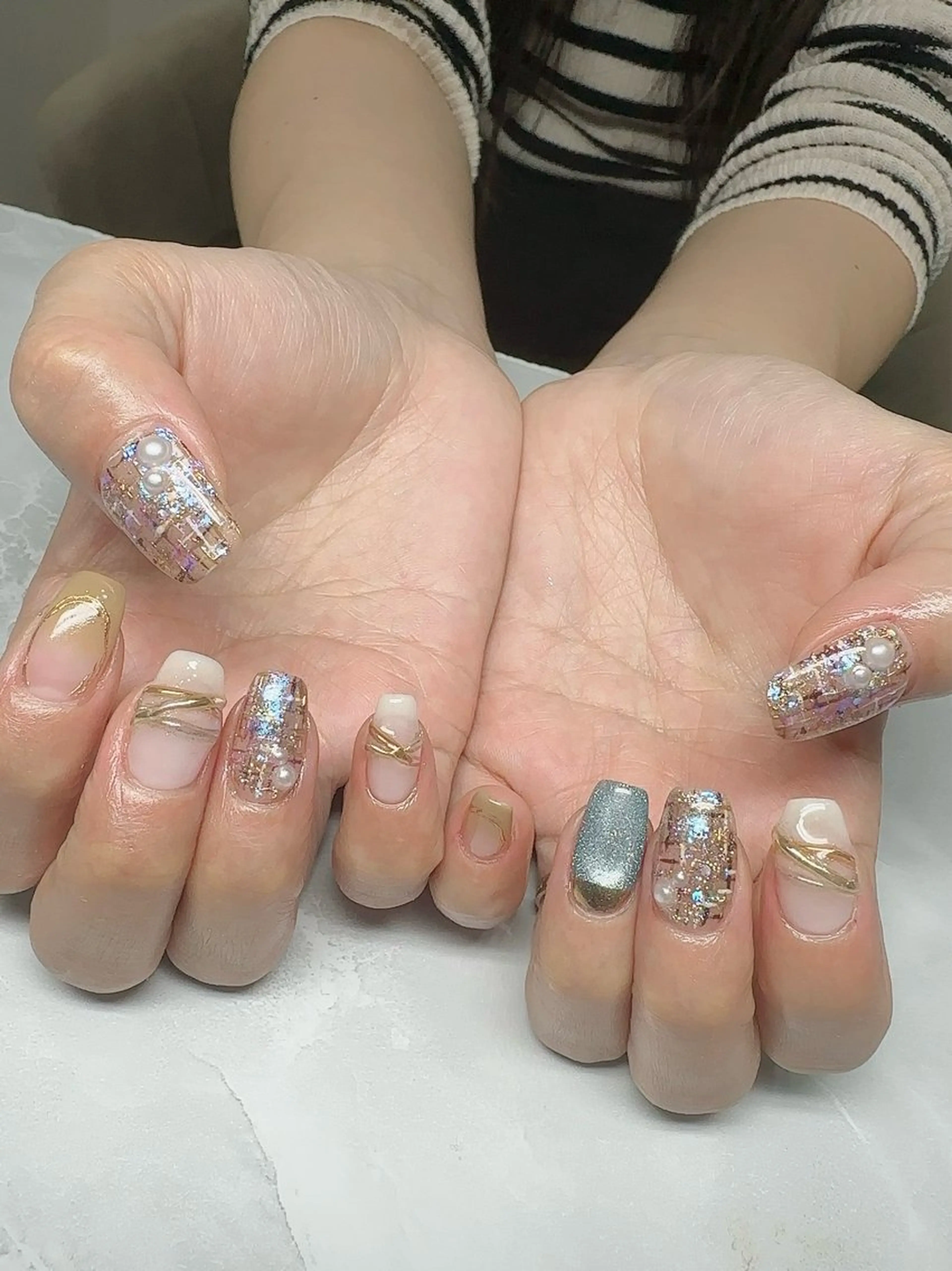 ネイル アートネイル 持ち込み nyasu nailのネイルデザイン