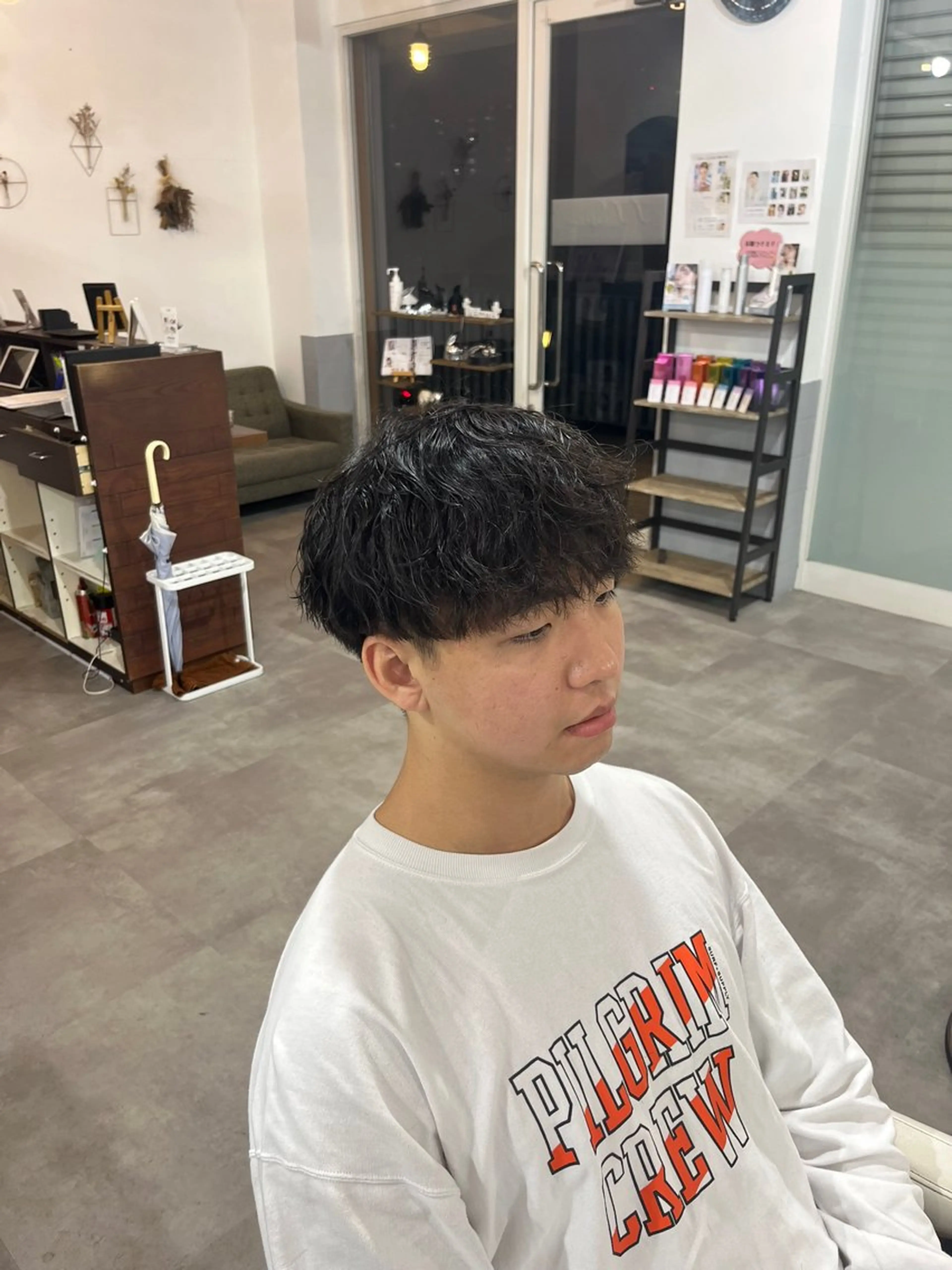 〈19:30~のみ〉メンズカットパーマの写真