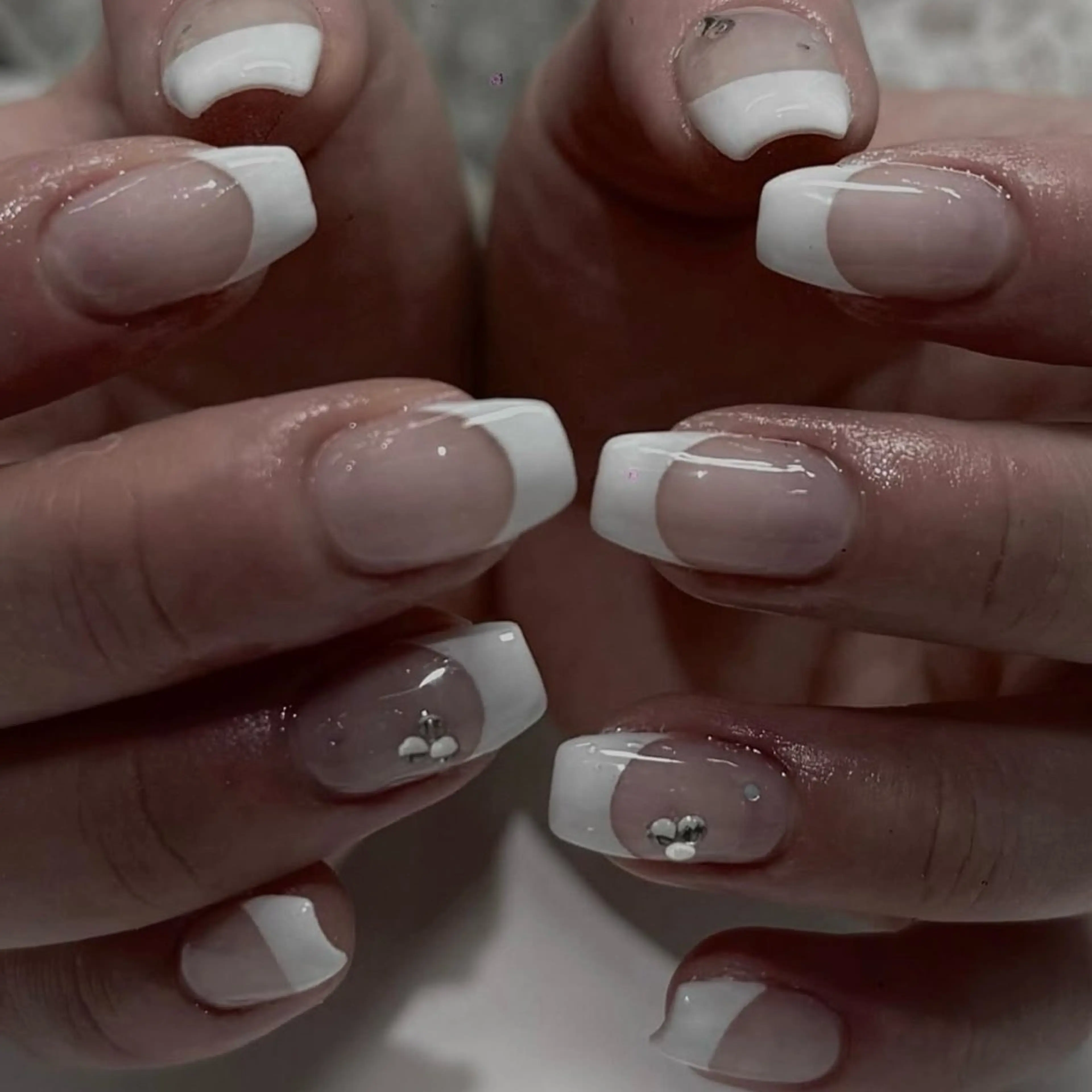 【定額ネイル/オフなし】ジェル／ワンカラー +ストーン10個 6990→3990円​〜​の写真