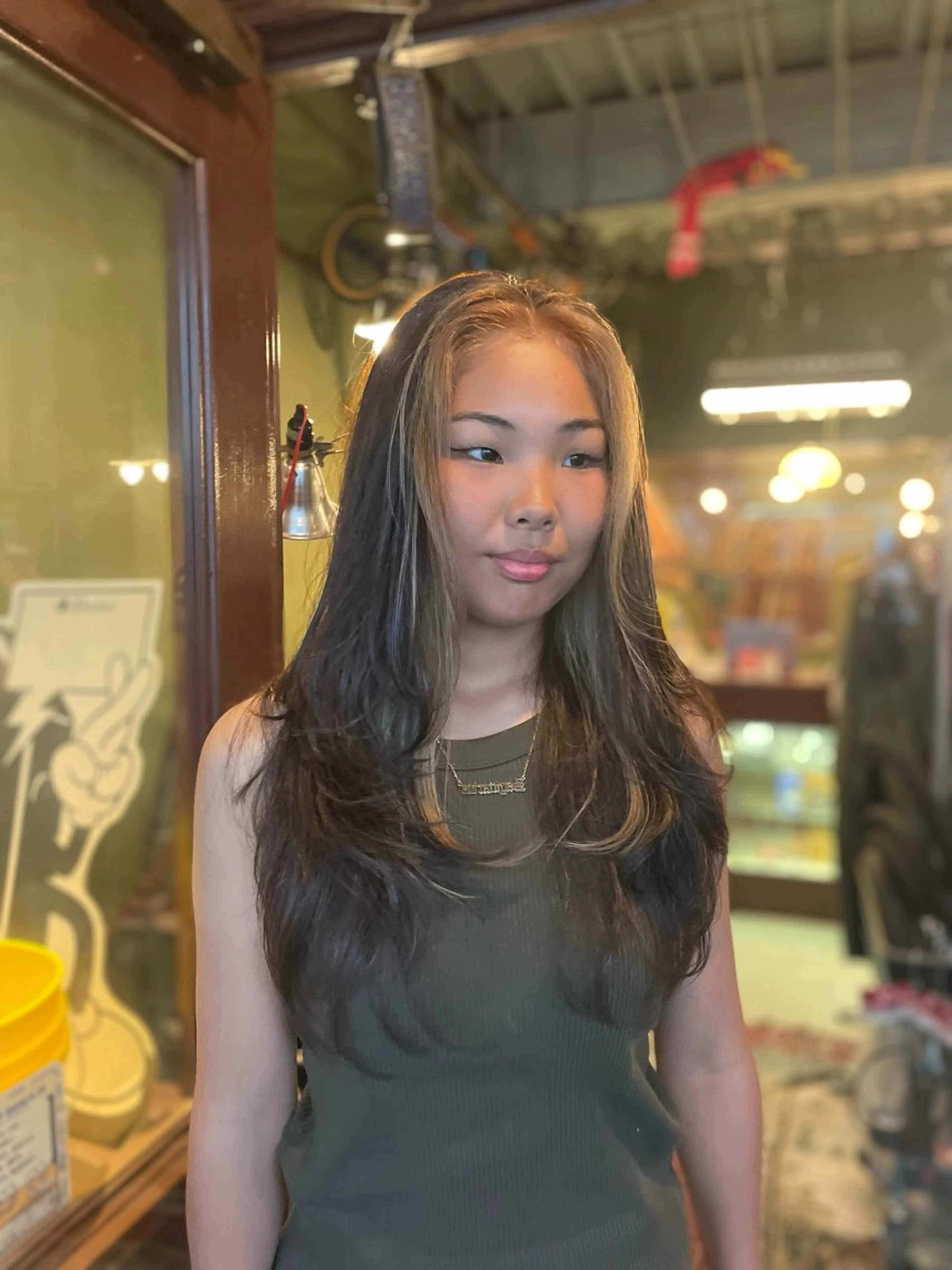 ロング カラー カット ヘアカラー トリートメント ヘアセット PATH-hair. store/MAIのヘアスタイル