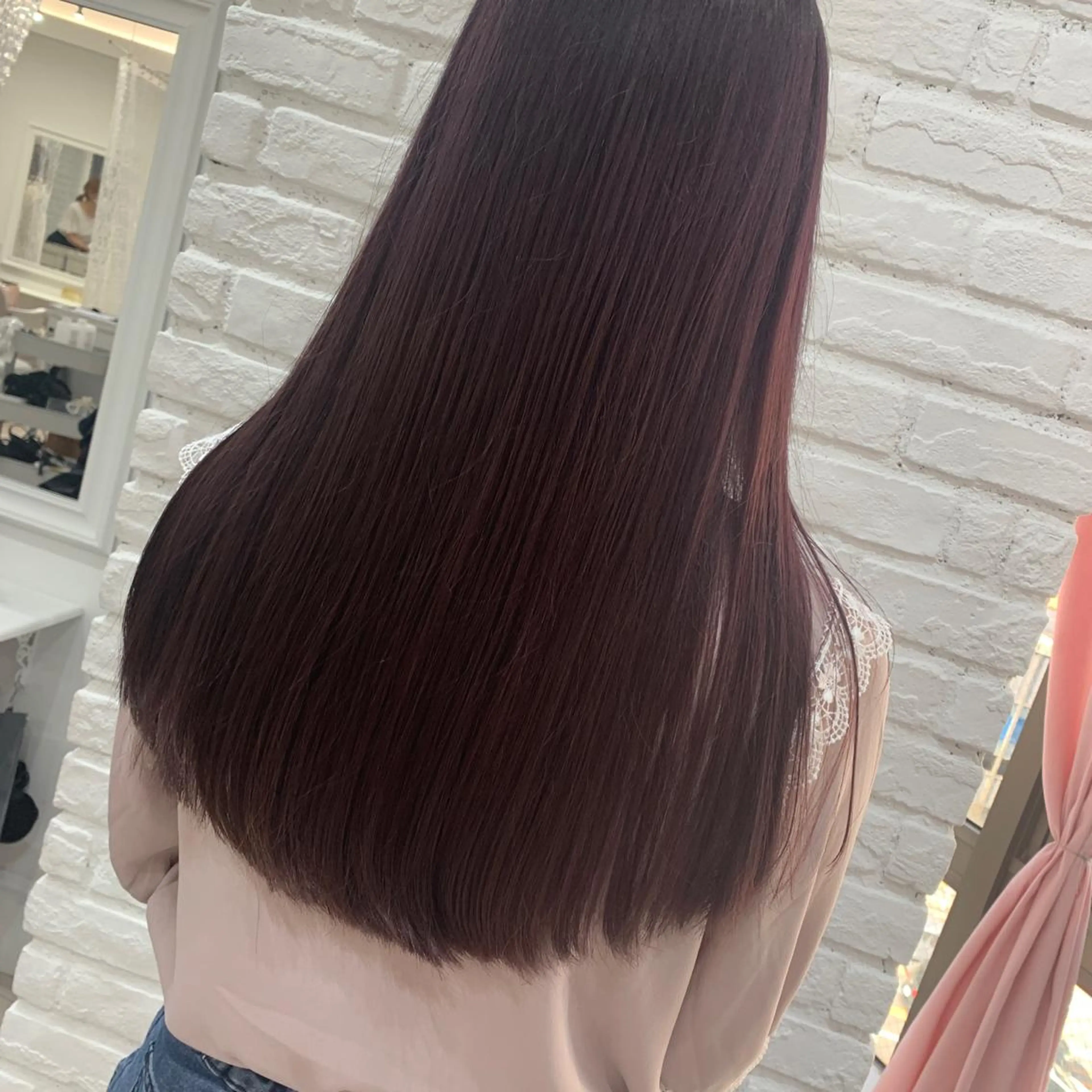 ロング カラー カット ヘアカラー HARUKA韓国ヘア /Luana梅田のヘアスタイル