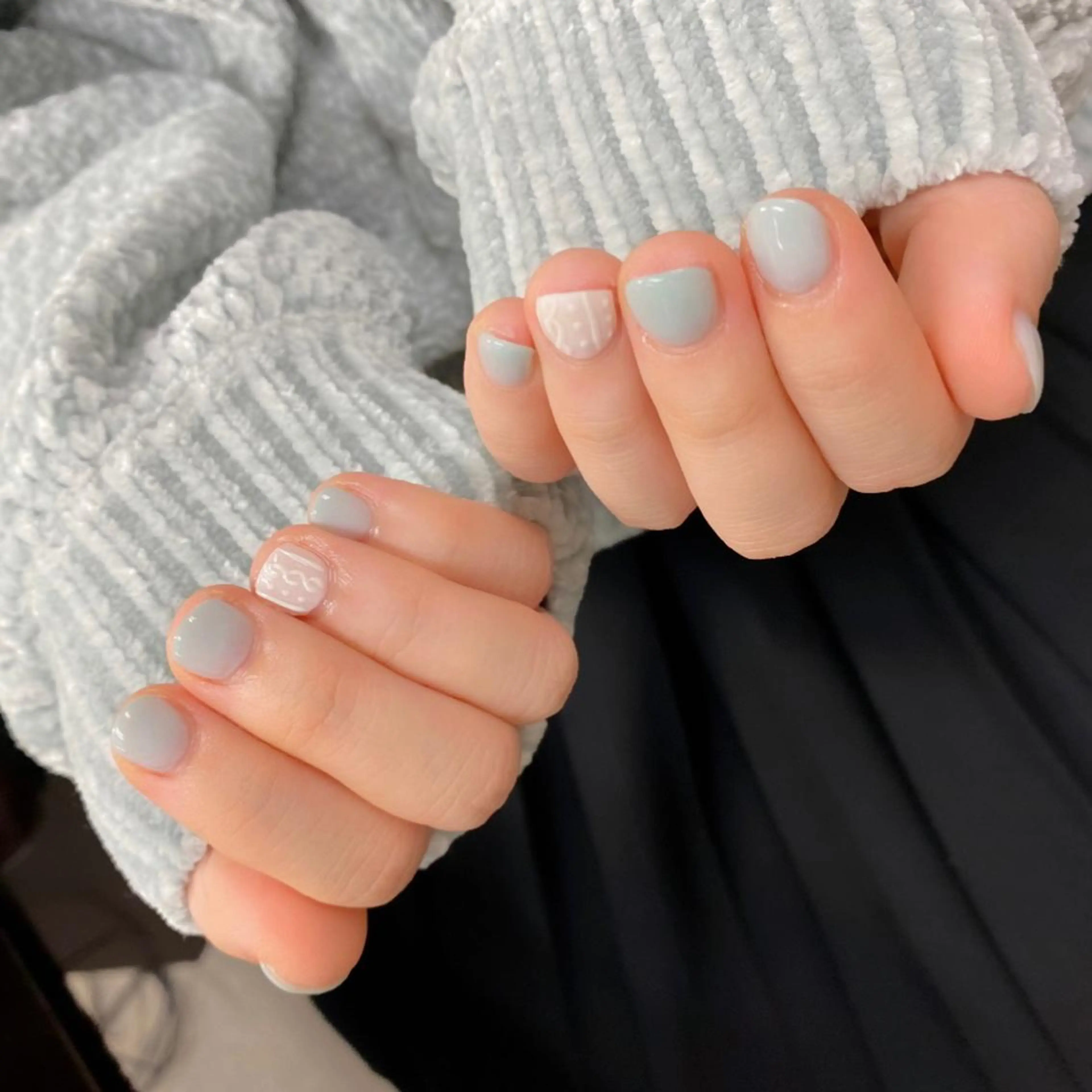 ネイル 冬ネイル ハンドネイル ショートネイル. Home sweetのネイルデザイン