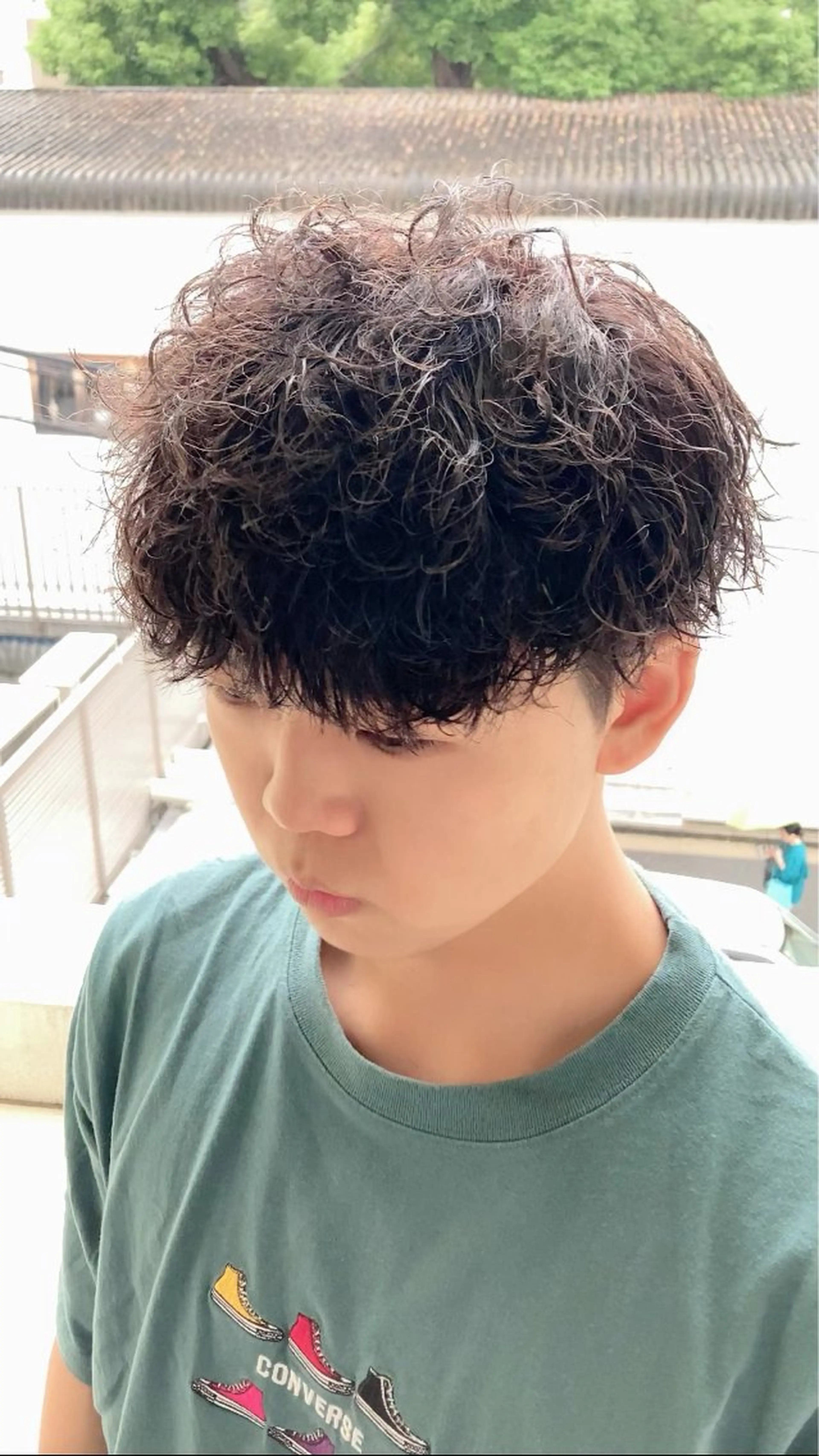 ショート メンズ マッシュ メンズパーマ 波巻きパーマ カット パーマ AUTHENTIC private mens hair salon所属・完全個室マンツーマン メンズサロン草野貴樹のヘアスタイル