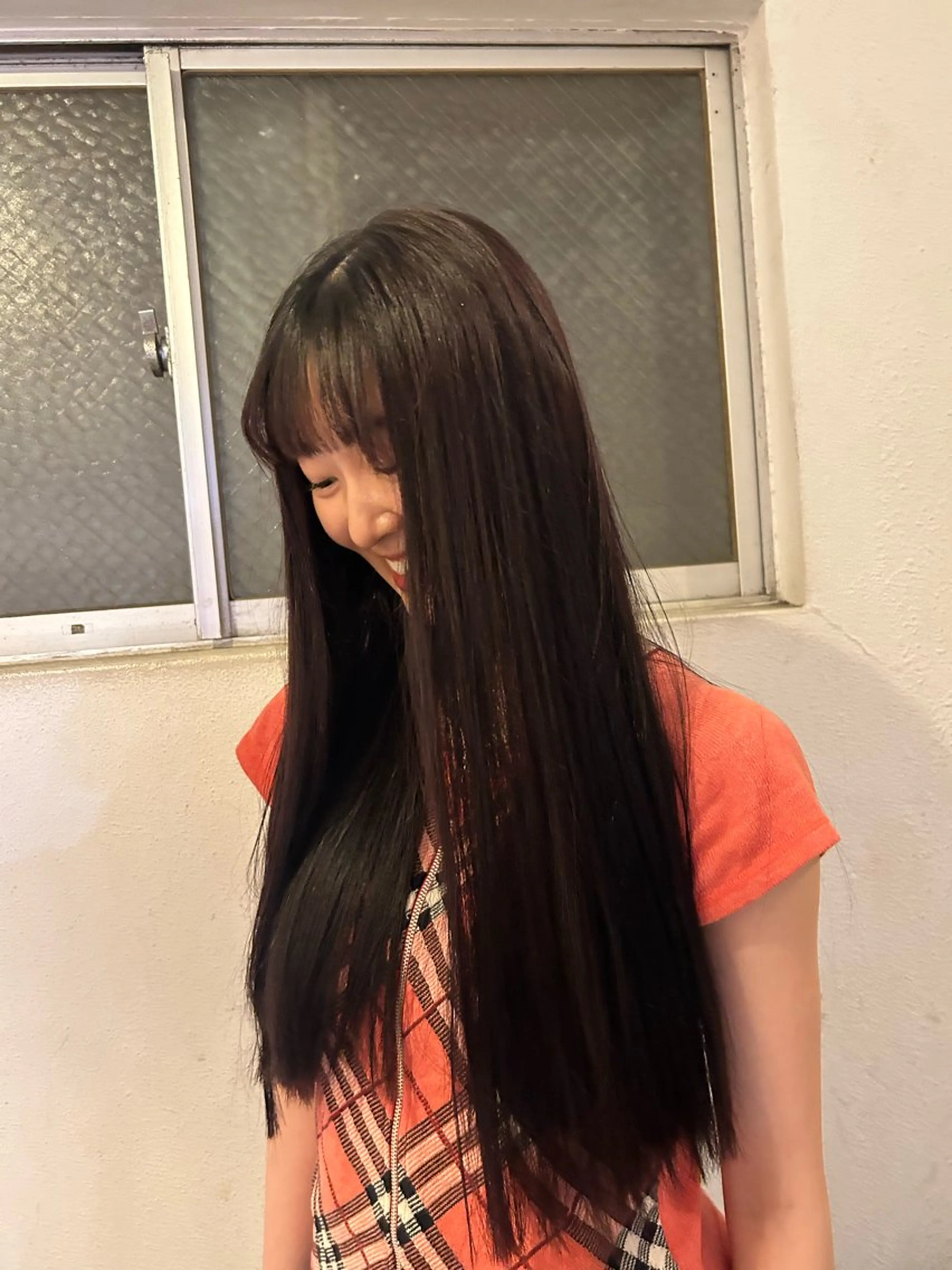 ロング カラー ラベンダーカラー 愛結 暖色カラー🎀🩰のヘアスタイル