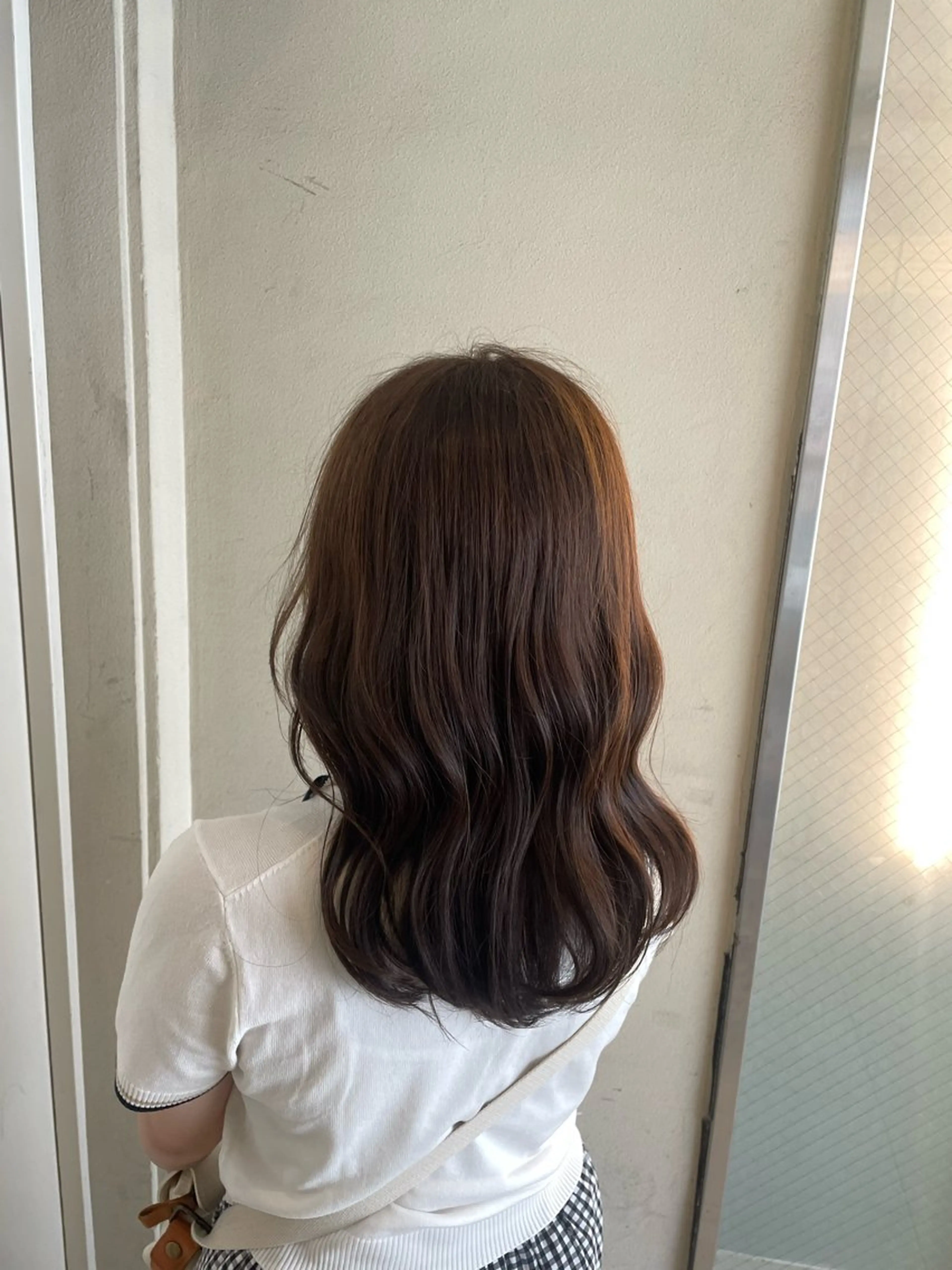 ロング カラー ブラウンカラー 透明感カラー カット ヘアカラー トリートメント MASHIRO💎 透明感カラー/カットのヘアスタイル