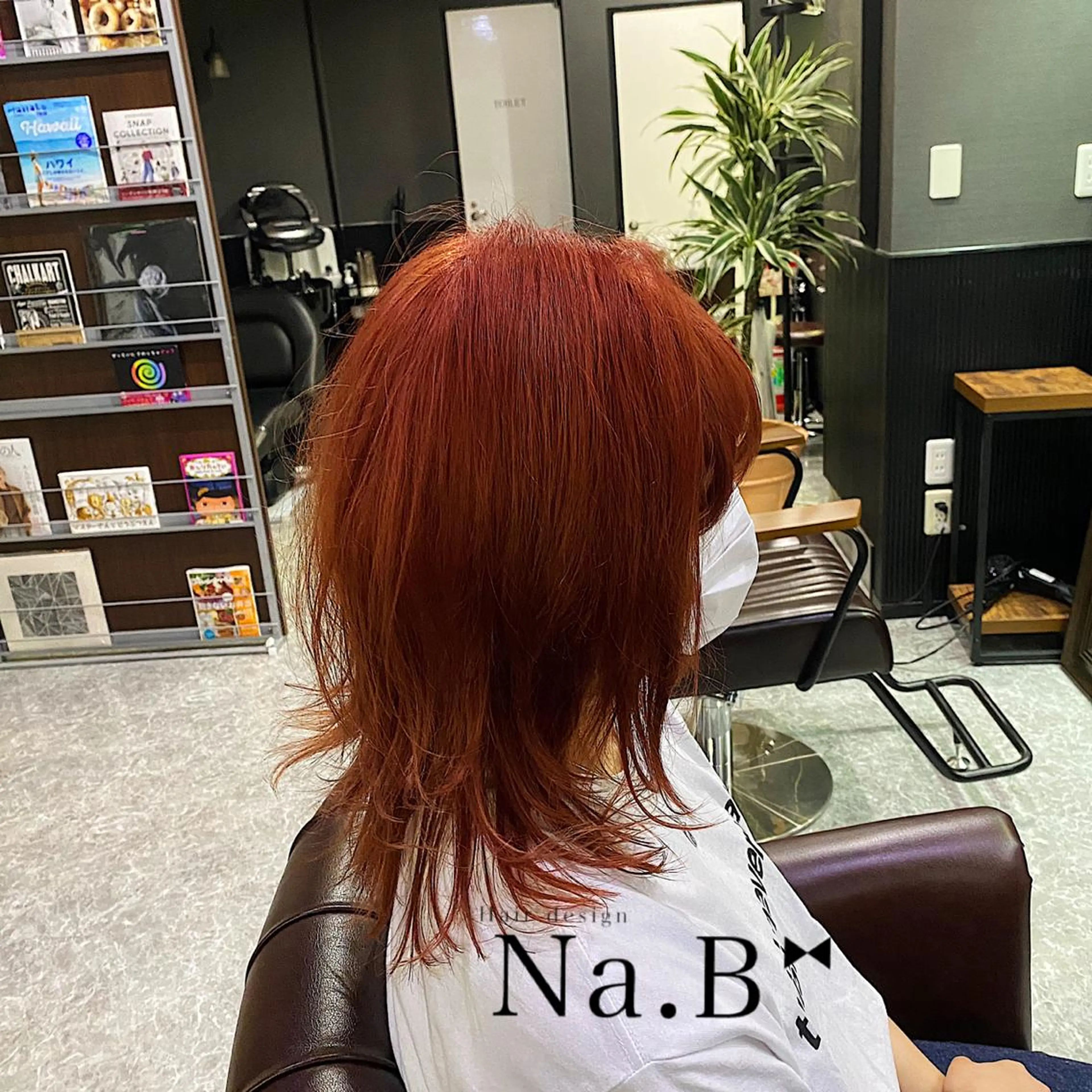 ミディアム カラー Hair design Na.B所属・ジユン 지윤のヘアスタイル