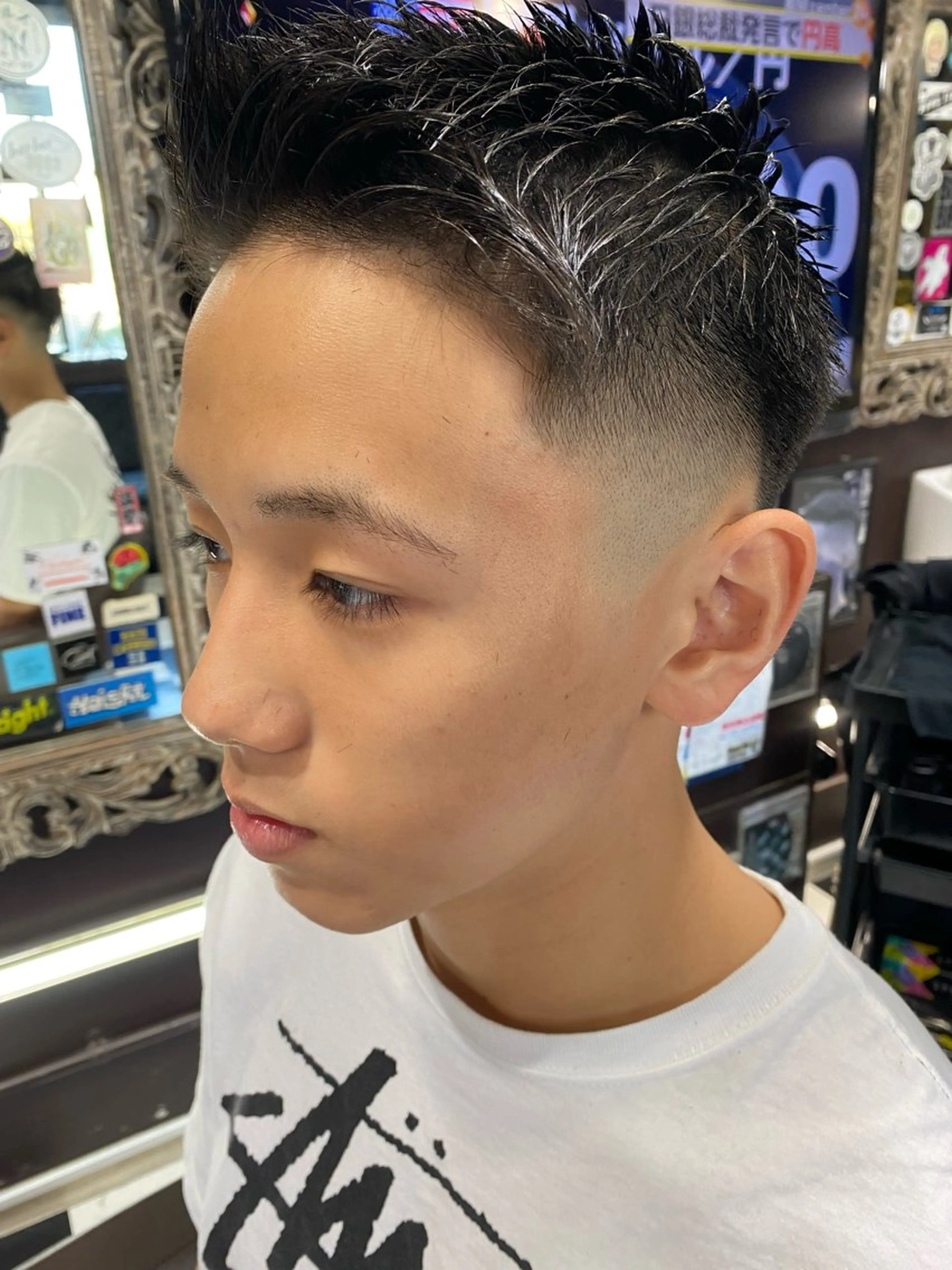 ショート メンズ フェードカット スキンフェード BADBARBER蒲田店所属・barber goriのその他イメージ
