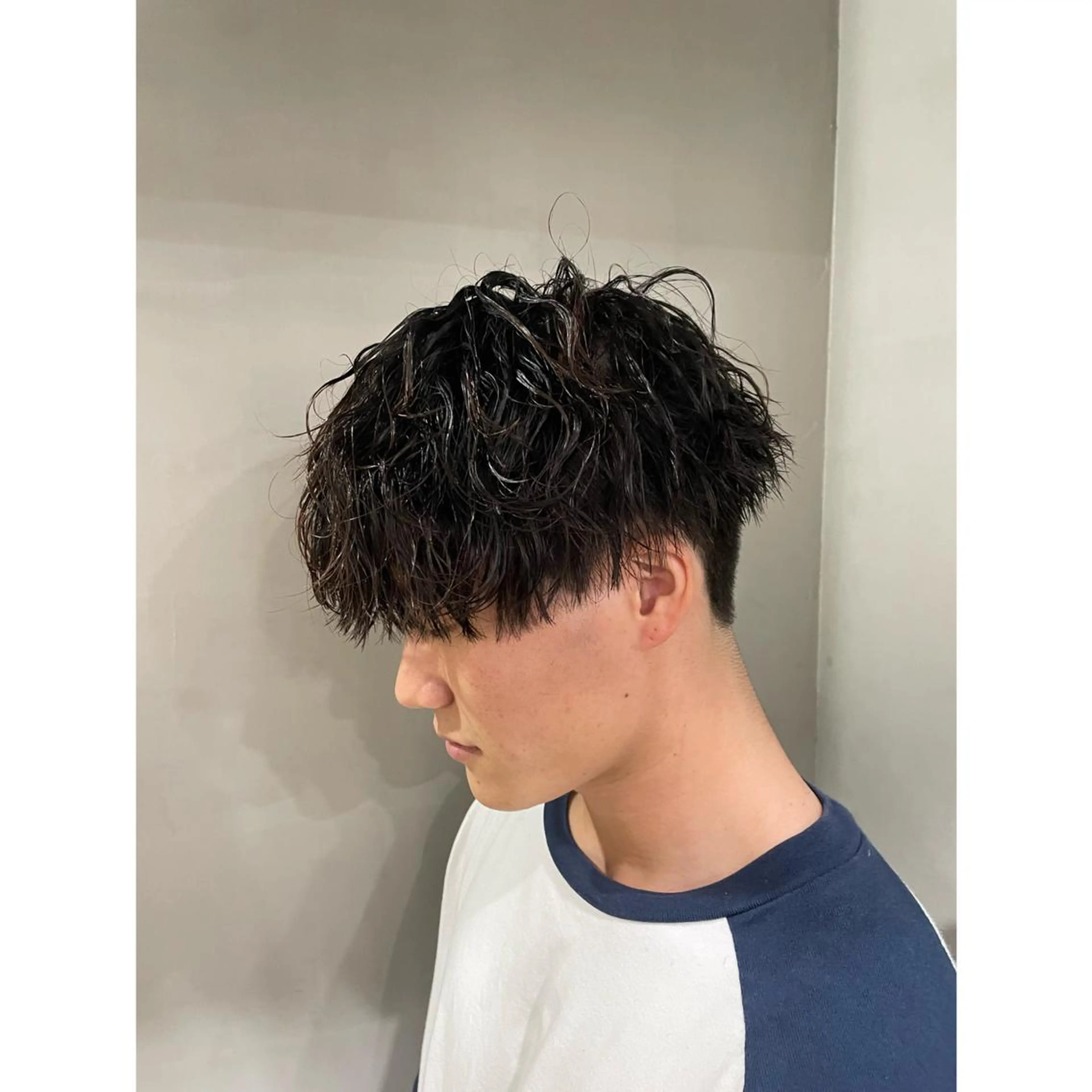 パーマ メンズ grapevines 大船yuumaのヘアスタイル