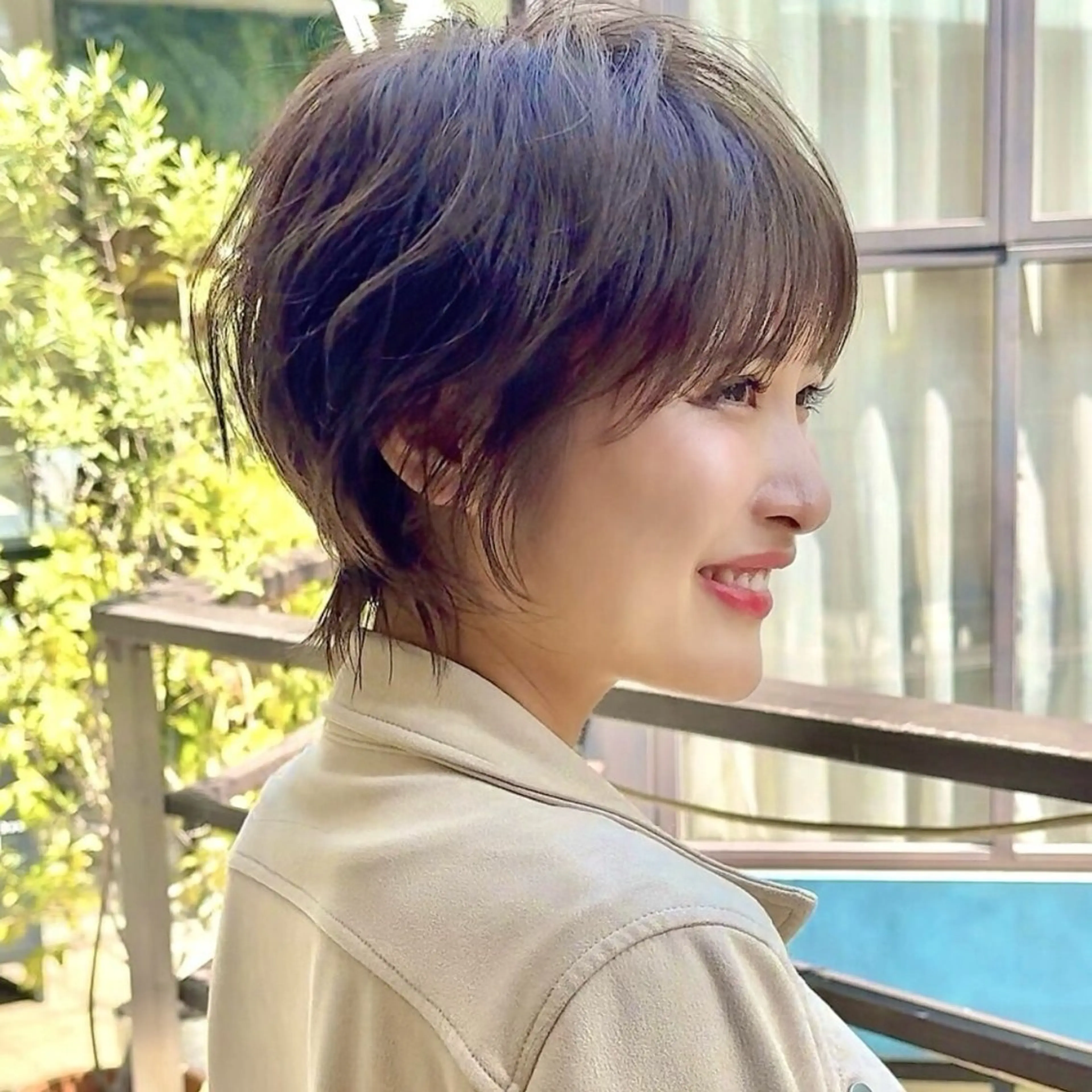 ショート カラー ヘアアレンジ ショートボブ ボブ 似合わせカット ショートヘア 小顔カット ⭐️ショート/ボブ/ 艶カラー/りょうがのヘアスタイル