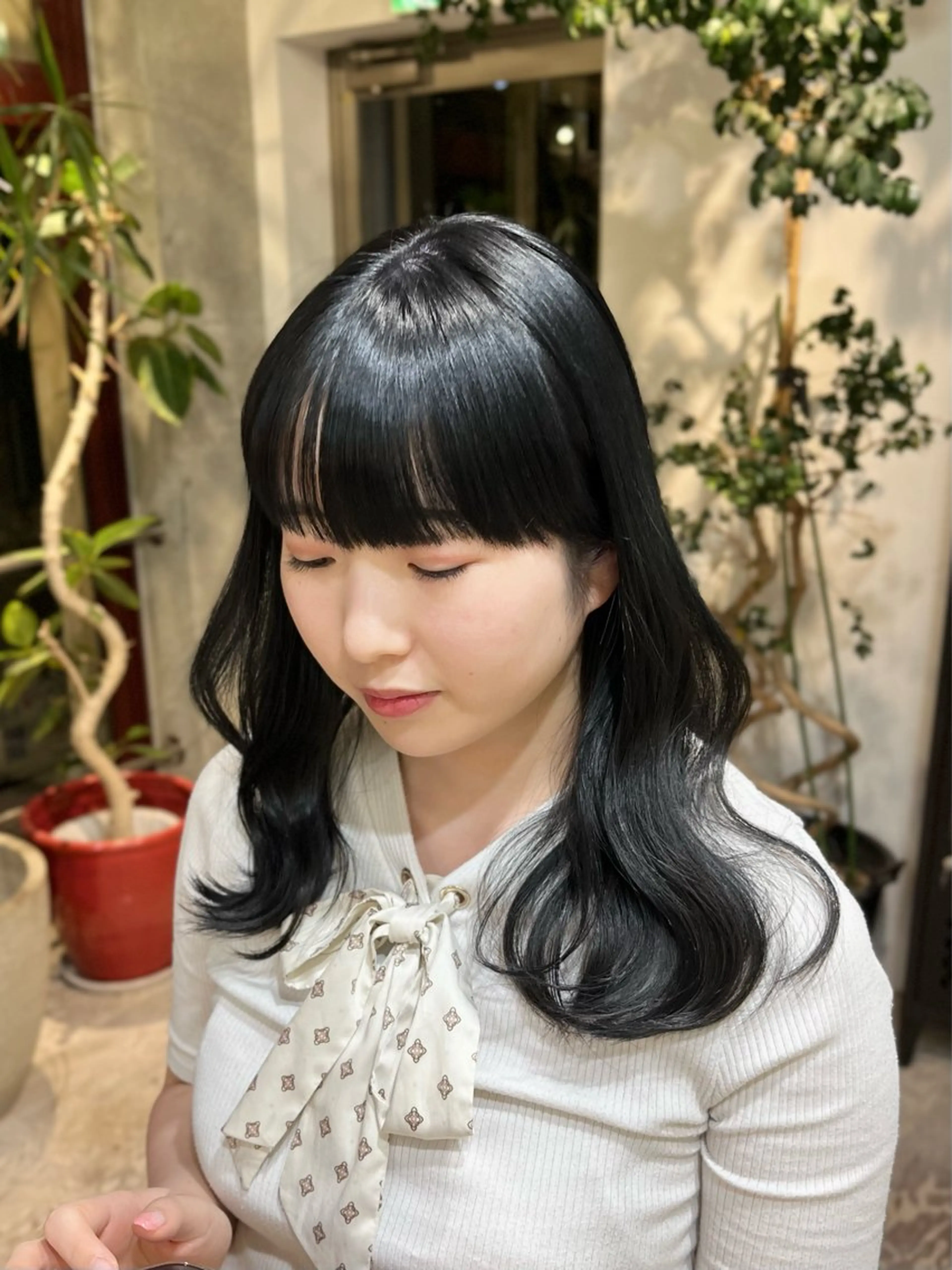 セミロング カラー amane ⟡のヘアスタイル