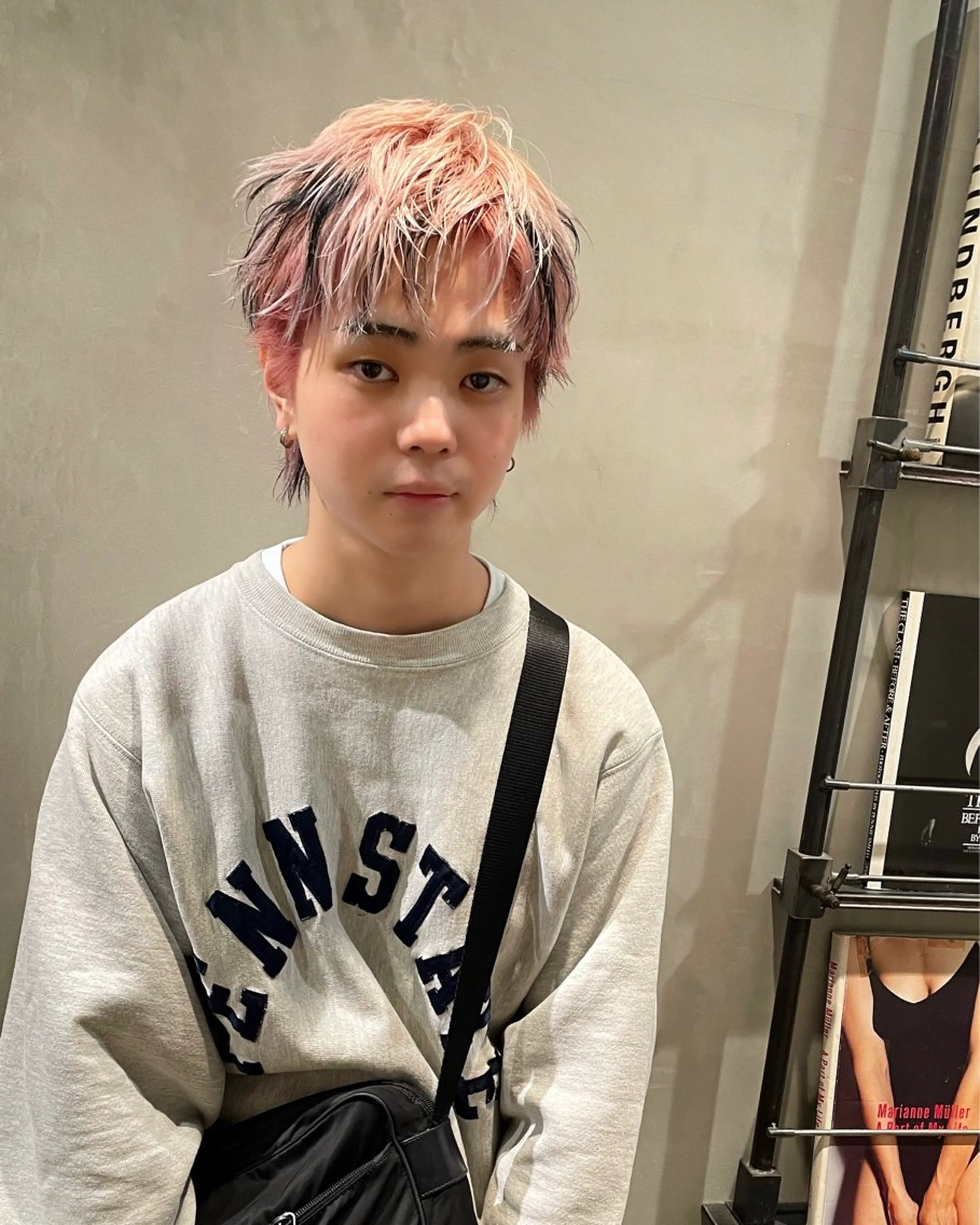 ショート カラー メンズ ヘアカラー トリートメント 優 作のヘアスタイル