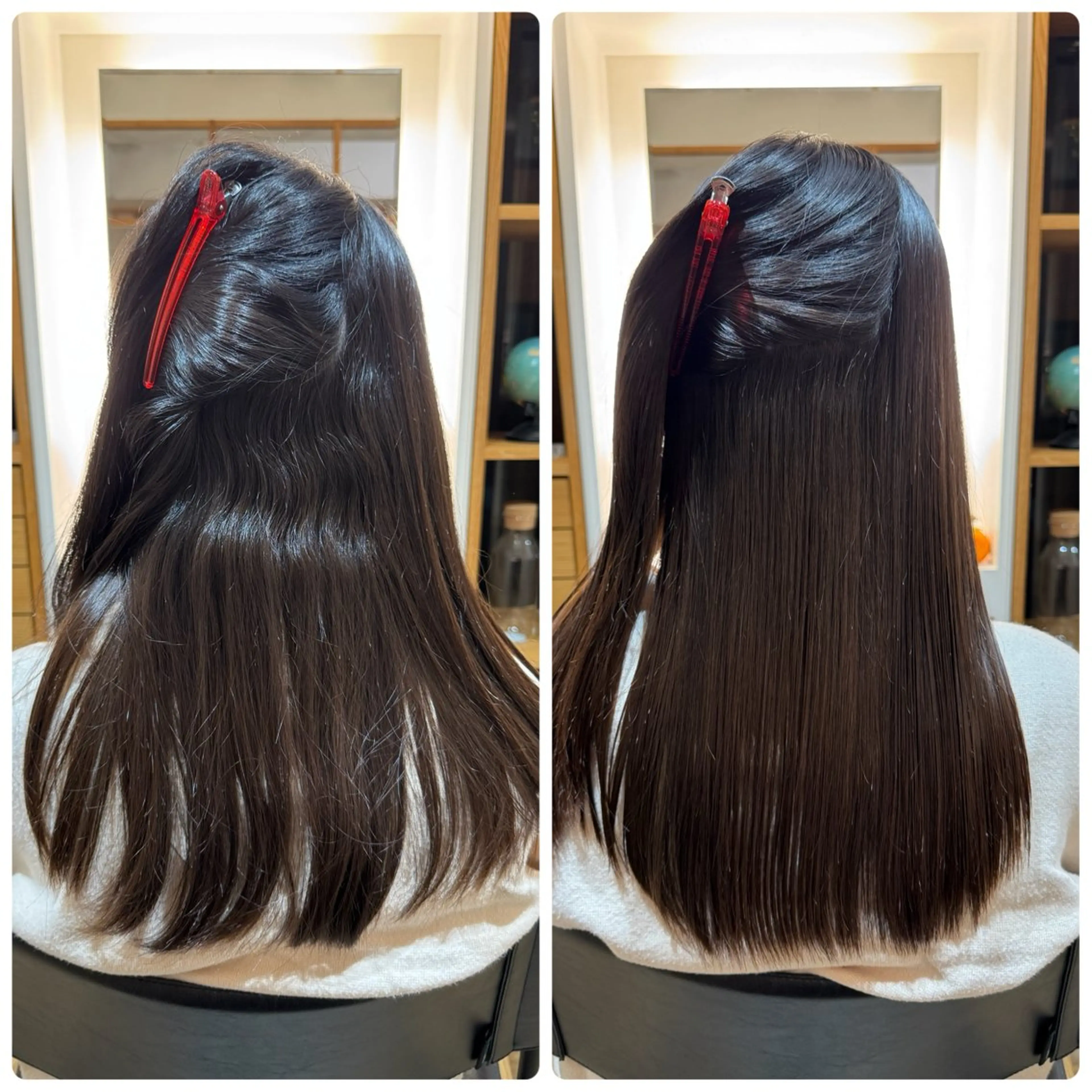 セミロング カット 縮毛矯正 トリートメント afloatkobe所属・美髪/髪質改善 川口凌弥のヘアスタイル