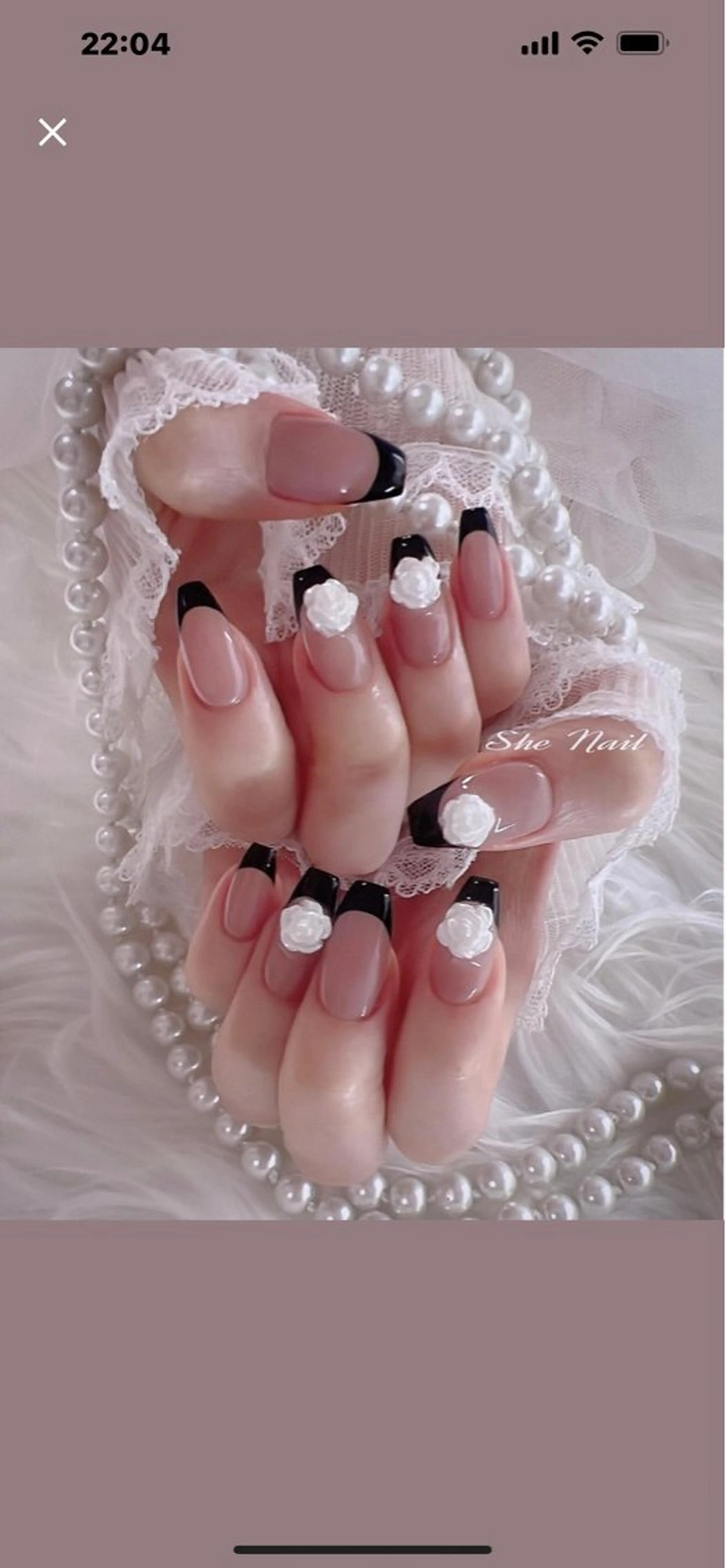 ネイル チークネイル 長さ出し フレンチネイル マグネットネイル 持ち込み ハンドネイル She_nail所属・ELSA_ Bellaのネイルデザイン
