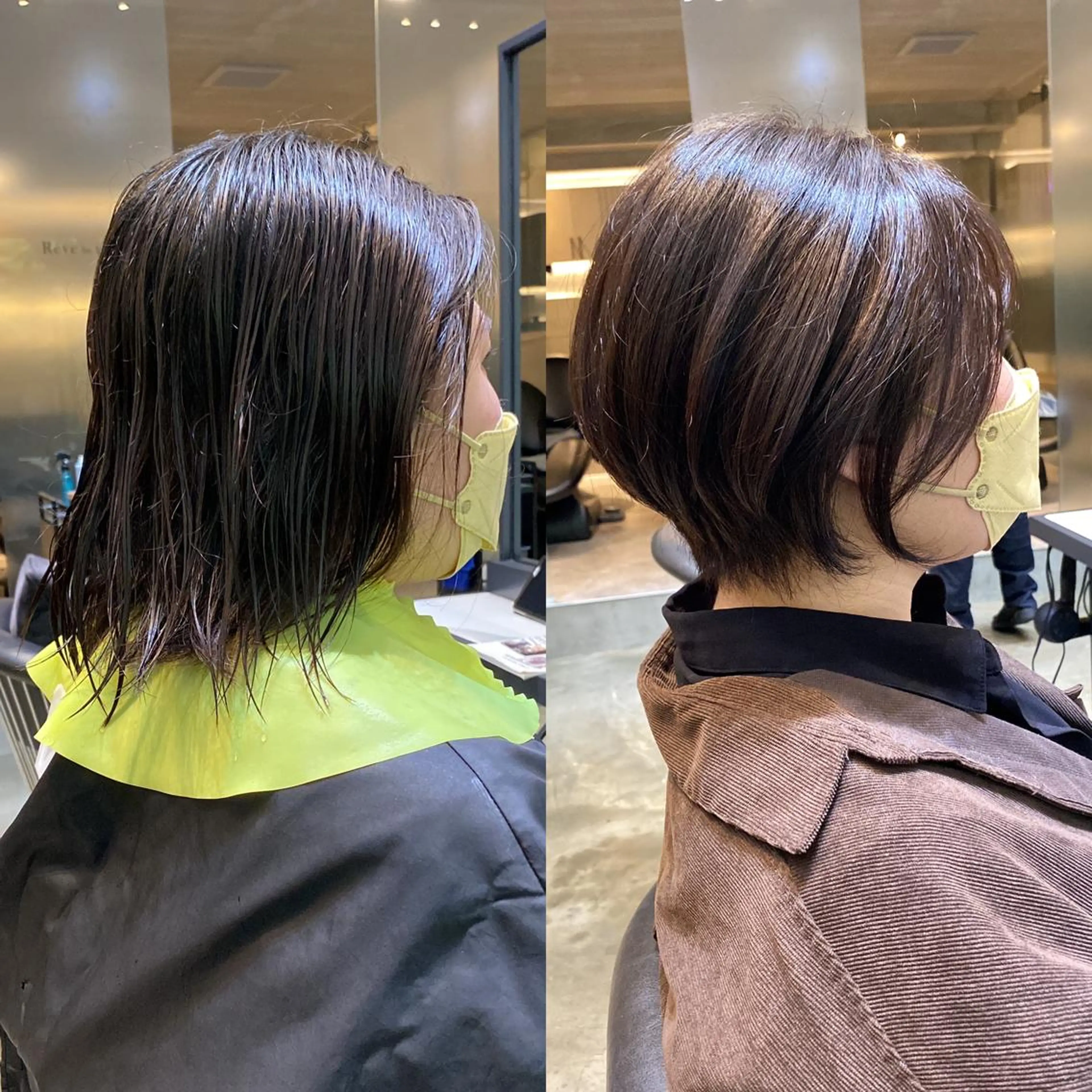 ショート カラー ✂️大人レイヤー✂️ 店長　渡部晃輝のヘアスタイル