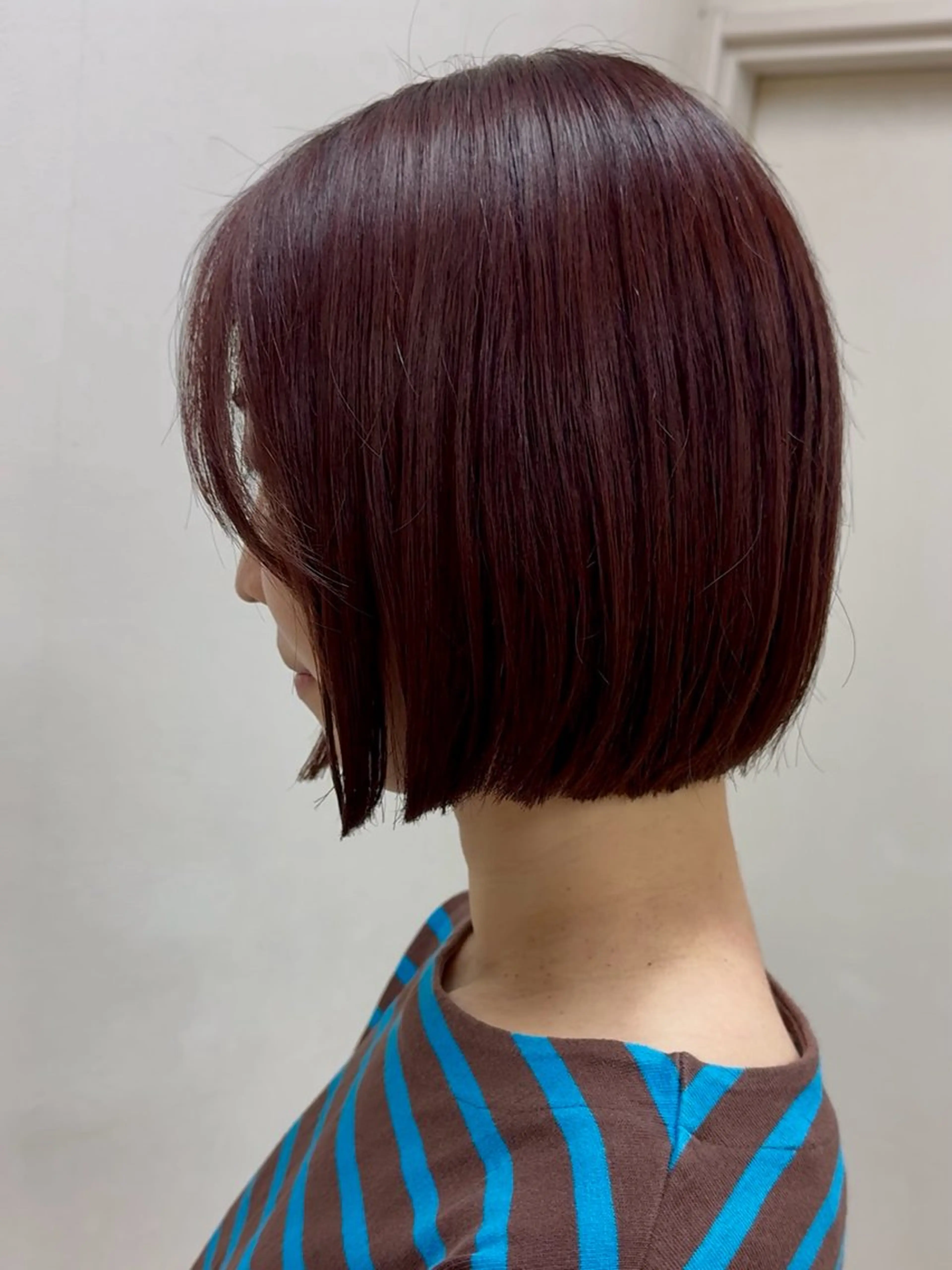 ショート カラー ピンクカラー ヘアカラー μ.Akane所属・μ Akaneのヘアスタイル