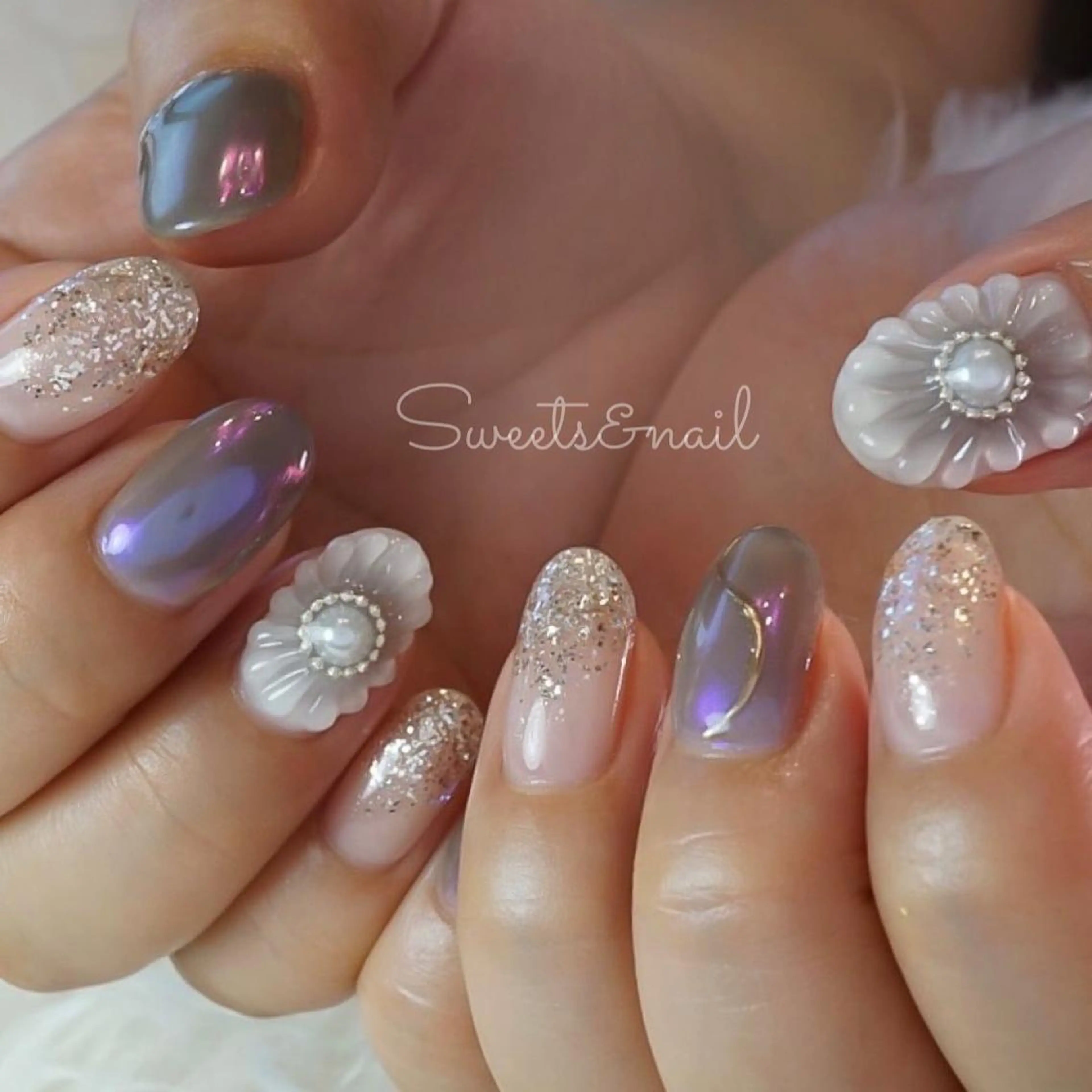 ネイル ミラーネイル Sweets &nailのネイルデザイン