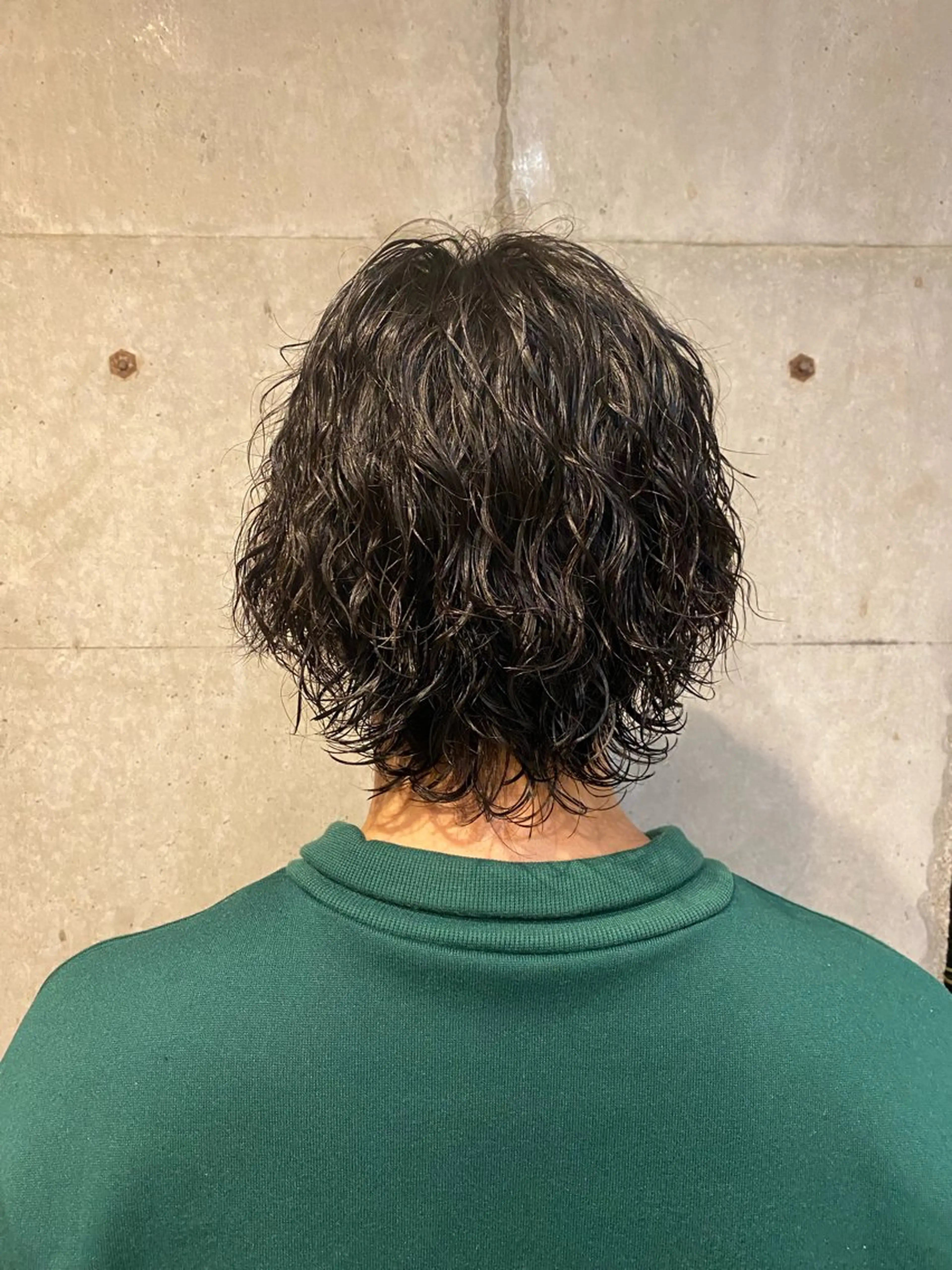 パーマ メンズ 艶カラー🤍新潟/ 小新/マオのヘアスタイル
