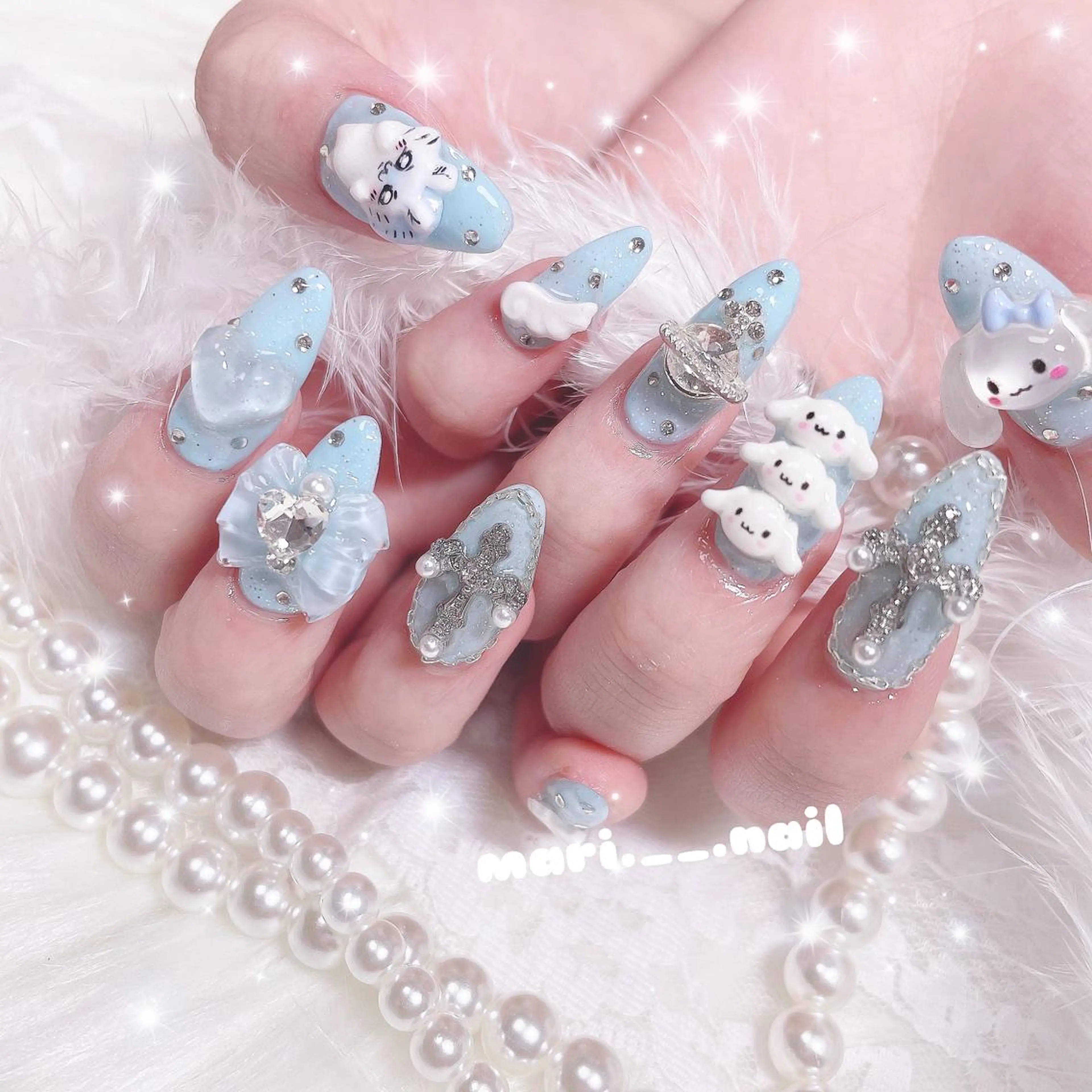 ネイル 🎀 Mayu 🎀痛ネイルのネイルデザイン