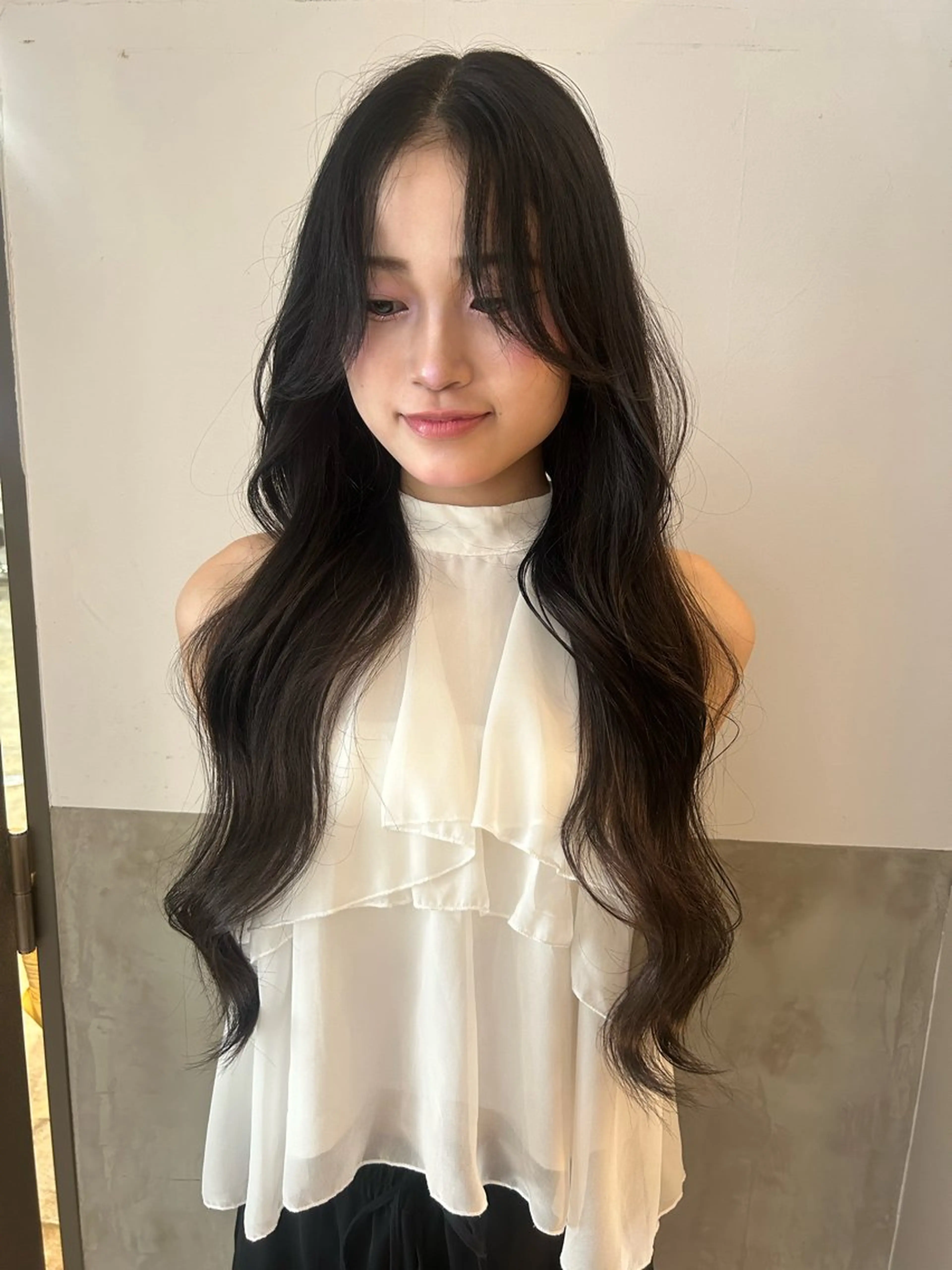 ロング カラー シールエクステ ブリーチ ダブルカラー ブリーチなしカラー エクステ ヘアカラー 【 pia 】 とものヘアスタイル