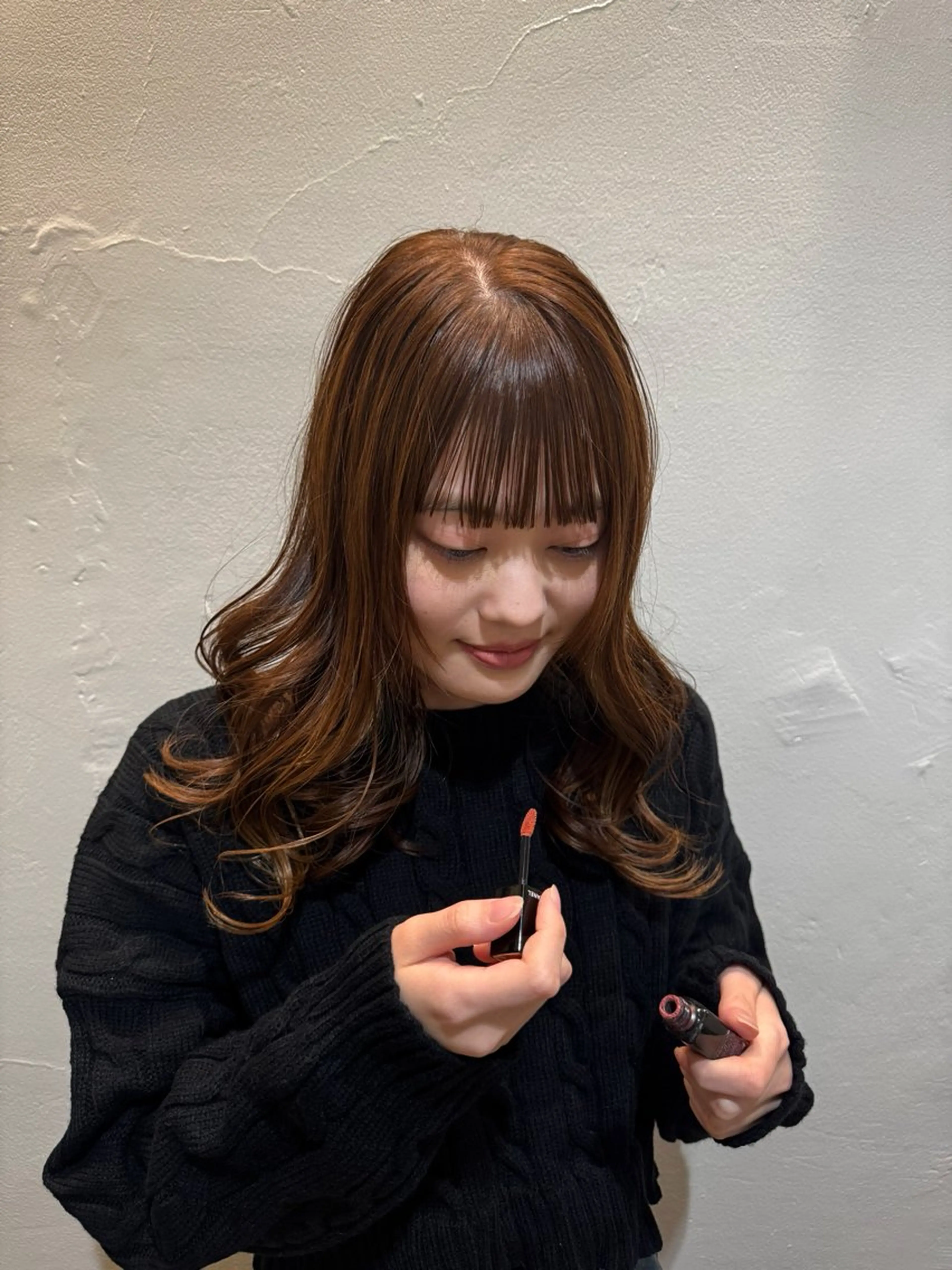 カラー ヘアカラー ピエドプール NINAのヘアスタイル