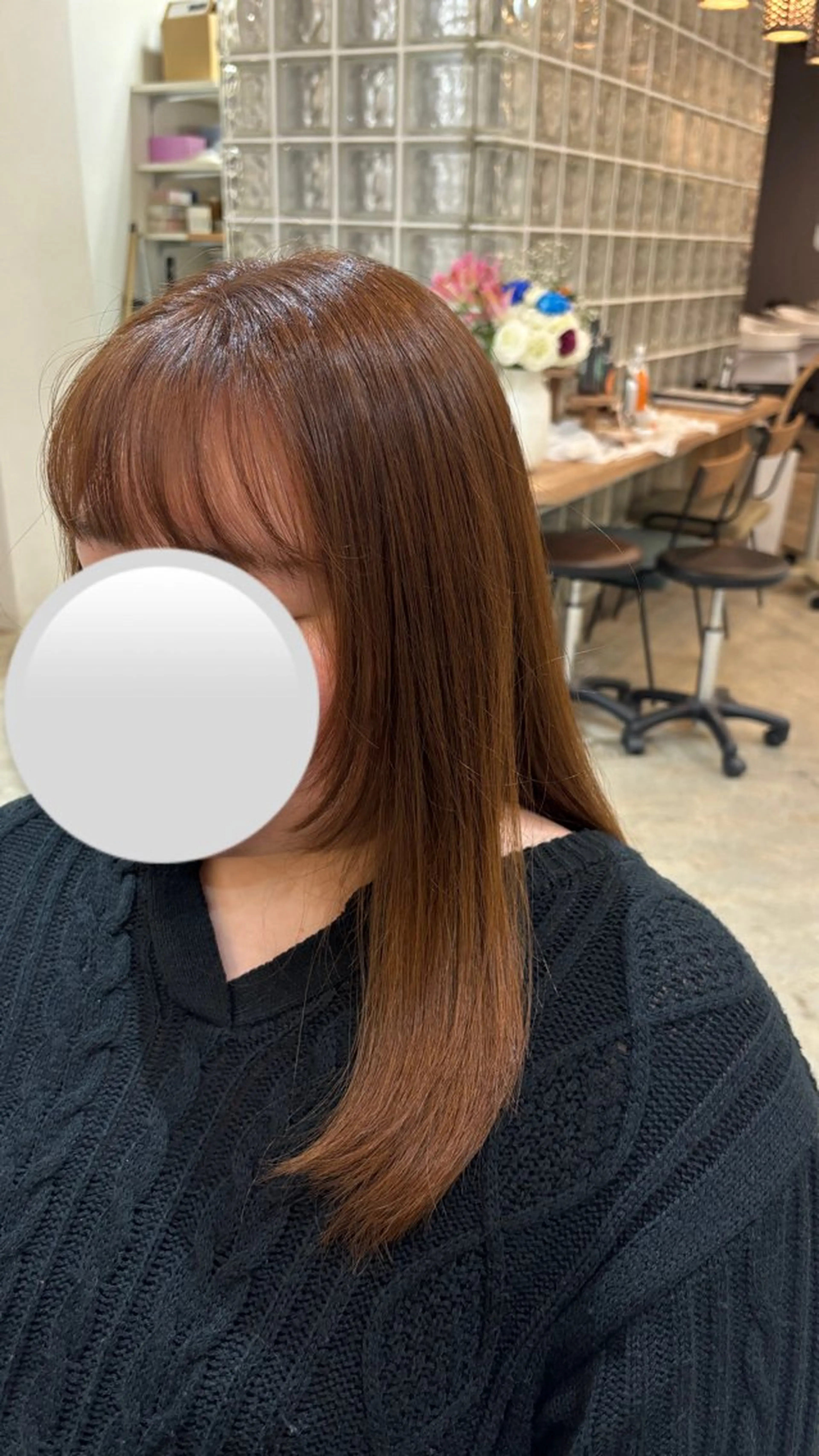ロング レイヤーカット カット ヘアカラー SOMEDAY Lx所属・佐藤 優里のヘアスタイル