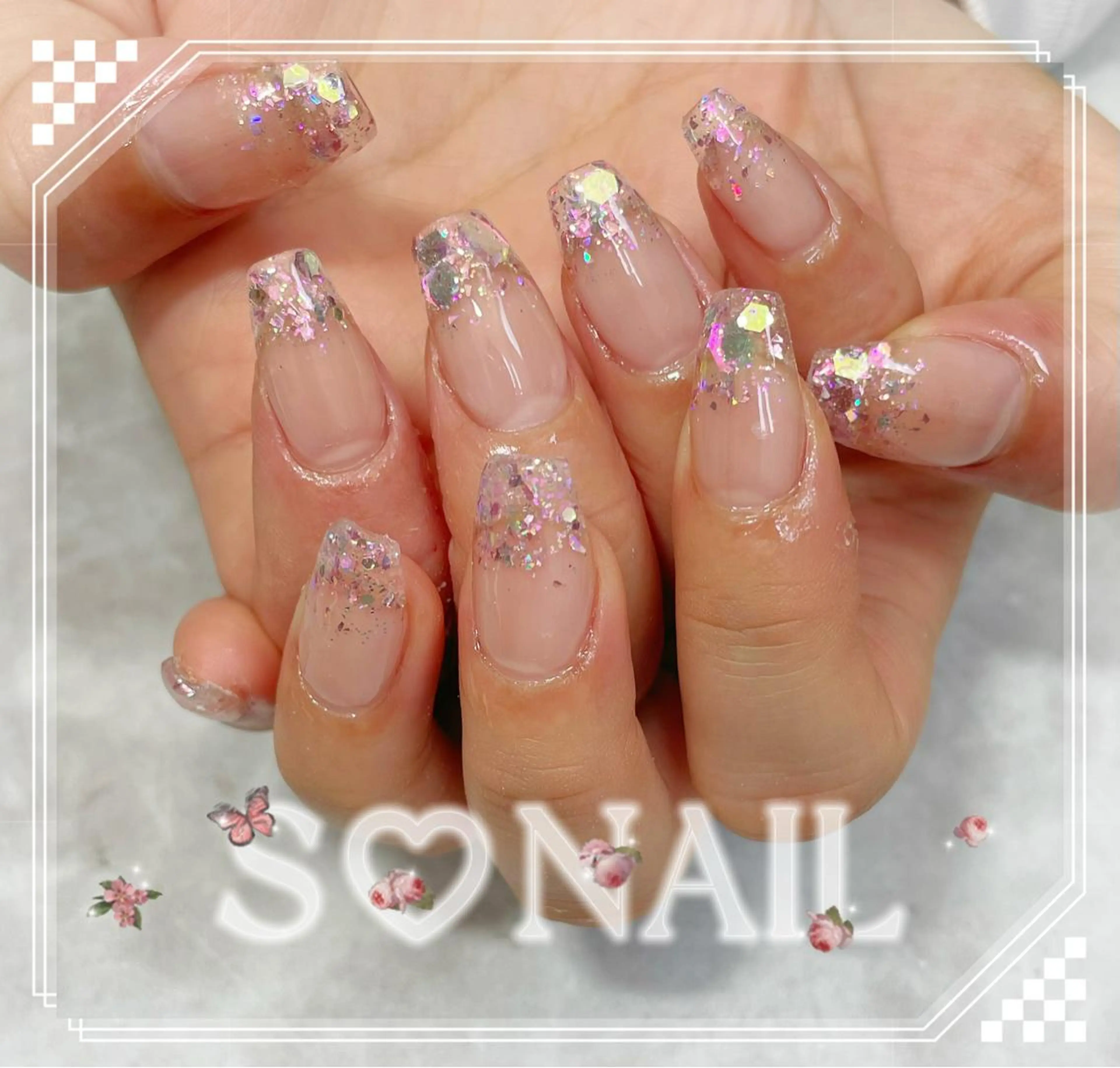 ネイル 持ち込み ハンドネイル S♡NAIL所属・S.NAIL Suuのネイルデザイン