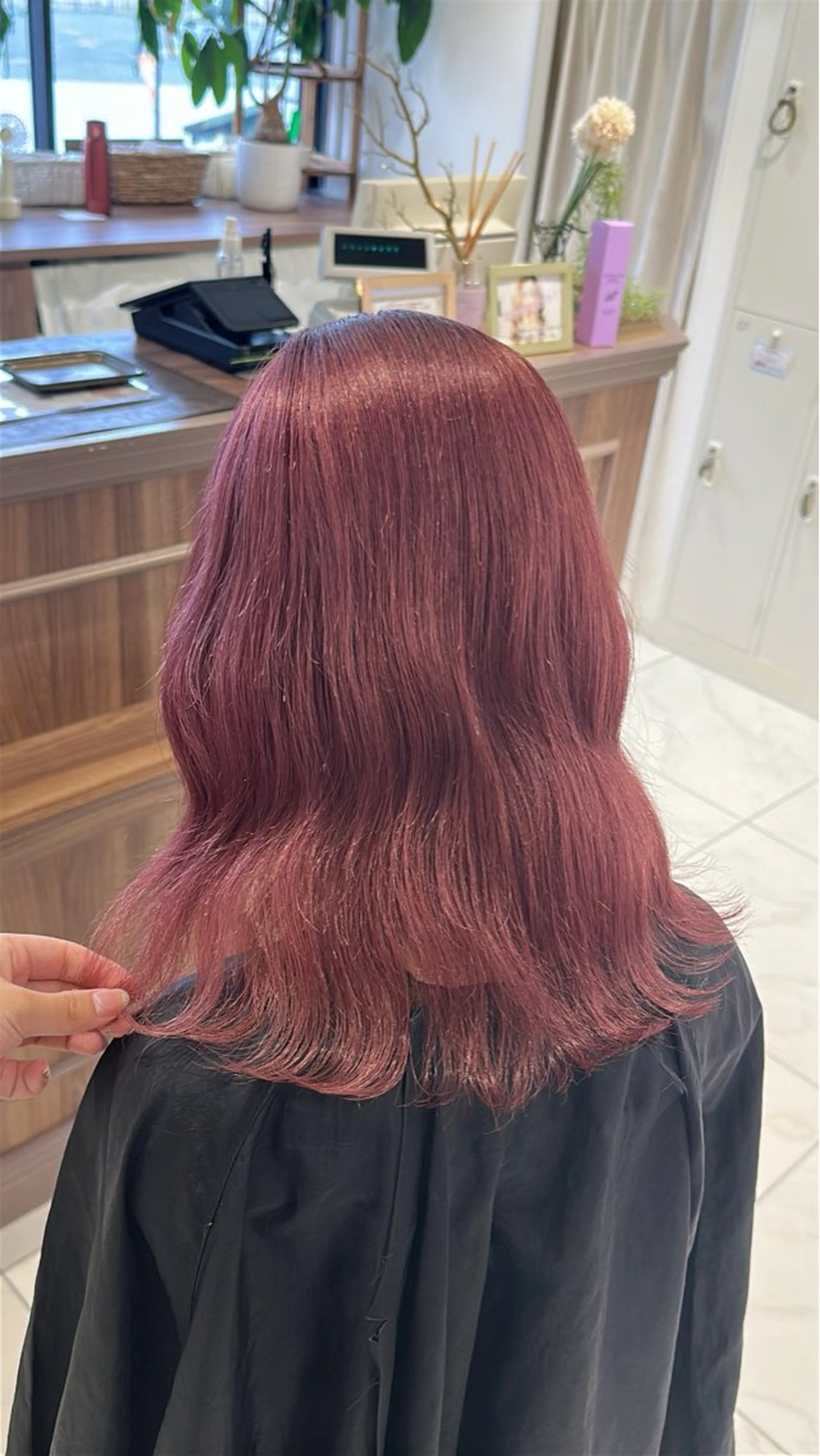 セミロング カラー 透明感カラー ヘアカラー 北島亜弥/髪質改善 /カラーのヘアスタイル