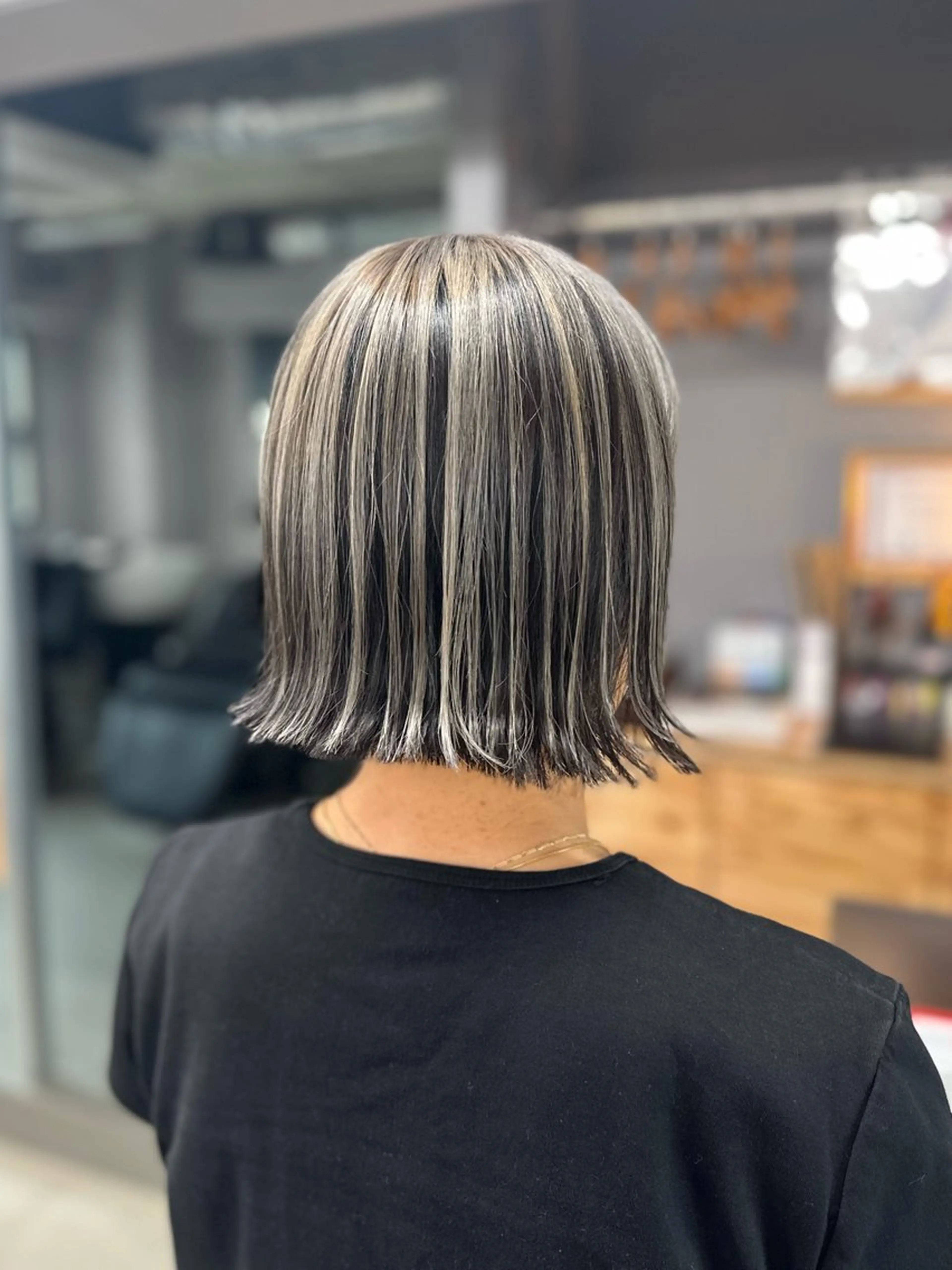 ミディアム カラー 清水 遥香のヘアスタイル