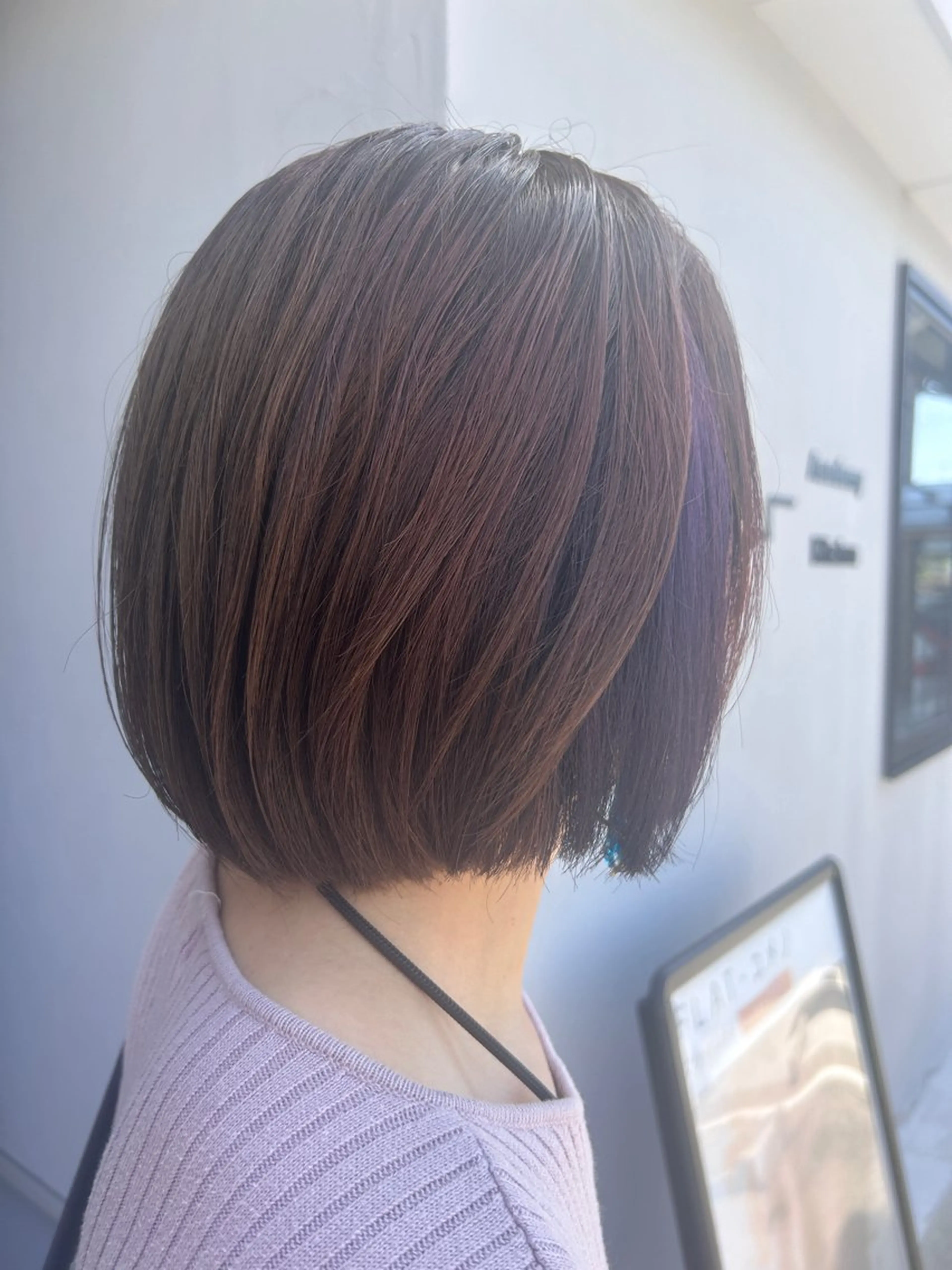 ミディアム カット ヘアカラー トリートメント 井上 萌のヘアスタイル