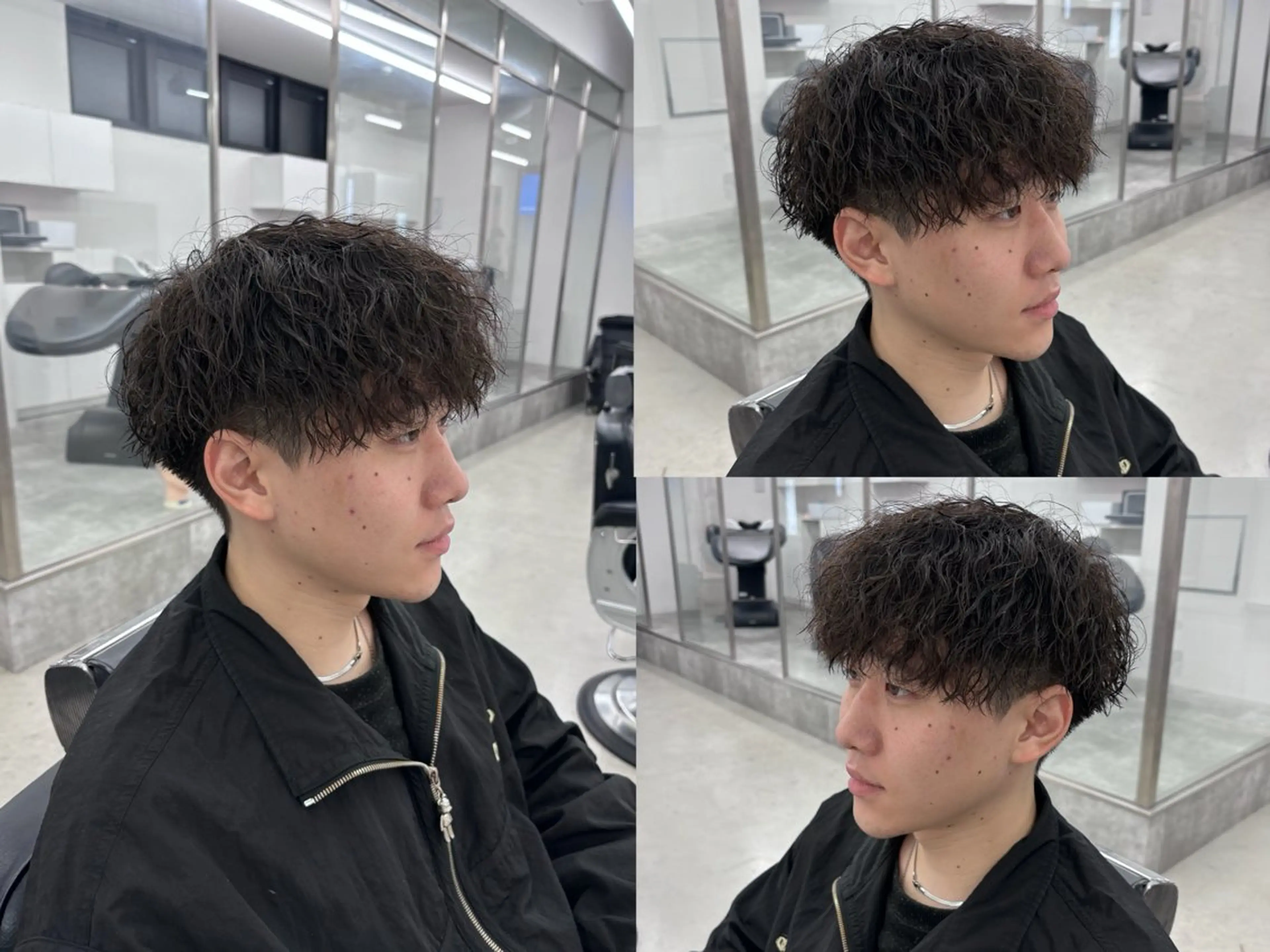 パーマ メンズ カット パーマ 土岐 仁/メンズ専門 パーマ特化美容師🔥のヘアスタイル
