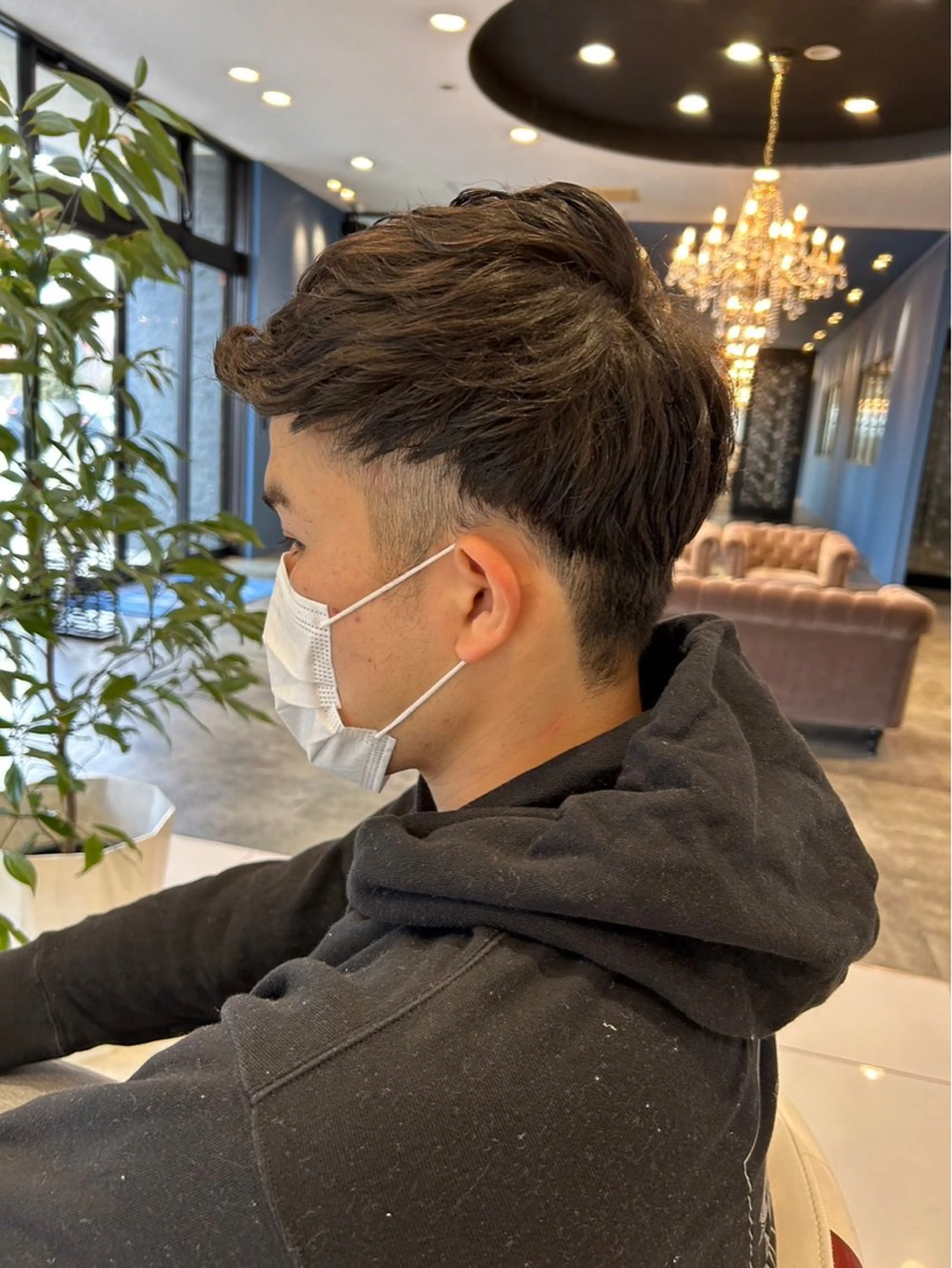ショート メンズカット¥0婦中 カットモデル大上聖矢のヘアスタイル