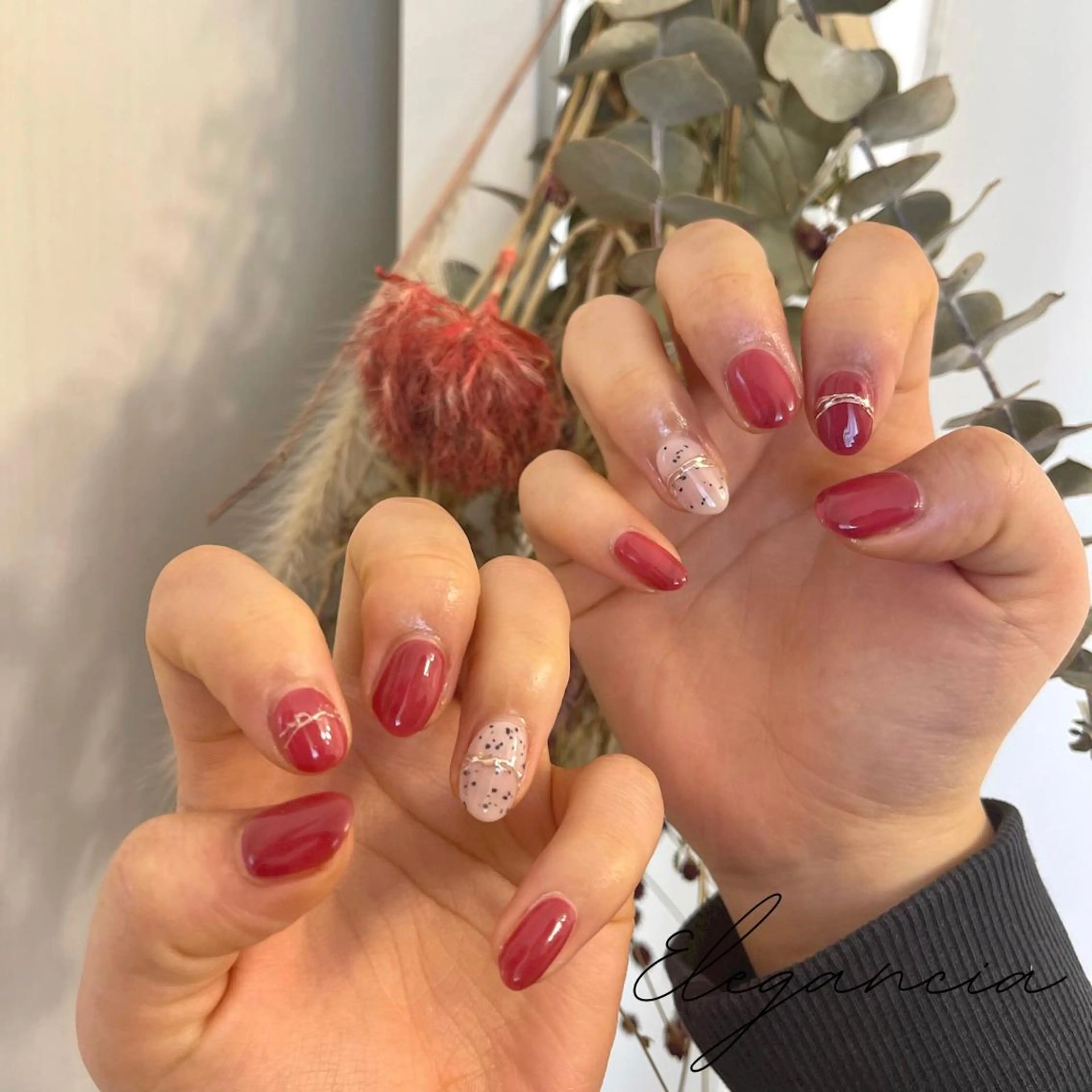 カラー ネイル ハンドネイル Elegancia. Hiromiのネイルデザイン