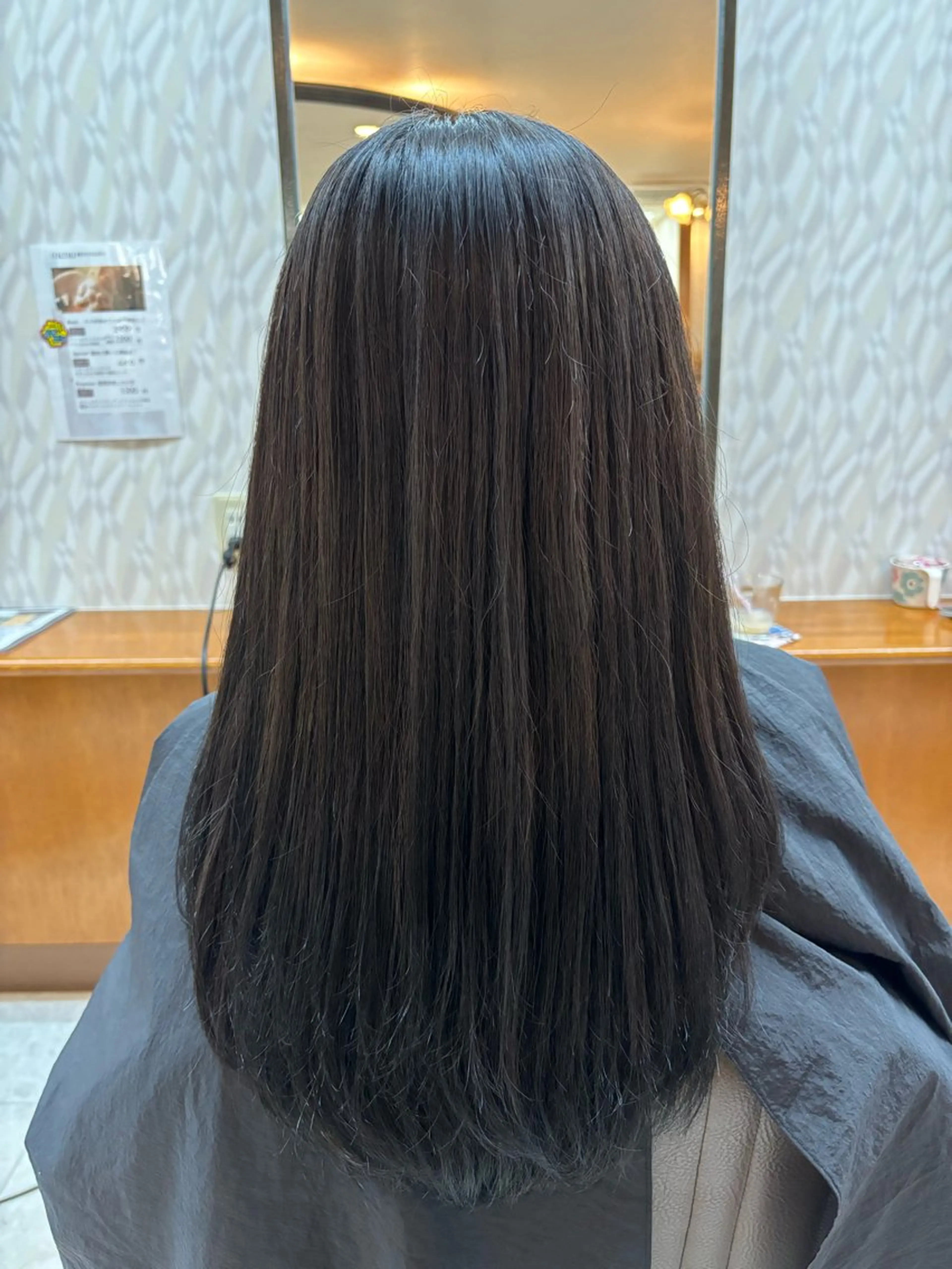 ロング カラー カット パーマ 亀山 来未のヘアスタイル