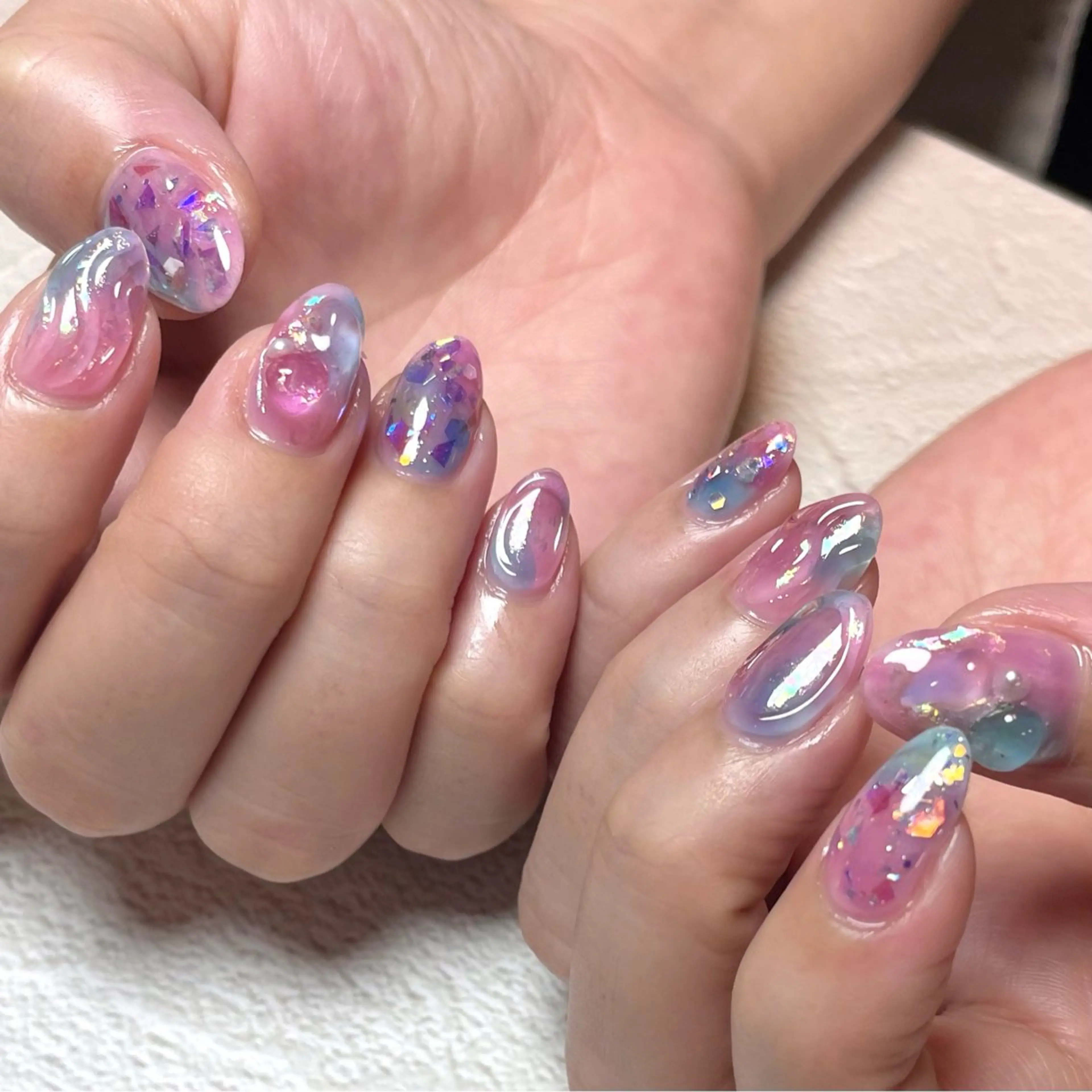 ネイル ハンドネイル Nail eyelash Rana所属・Konno🕊️ 【Rana】のネイルデザイン