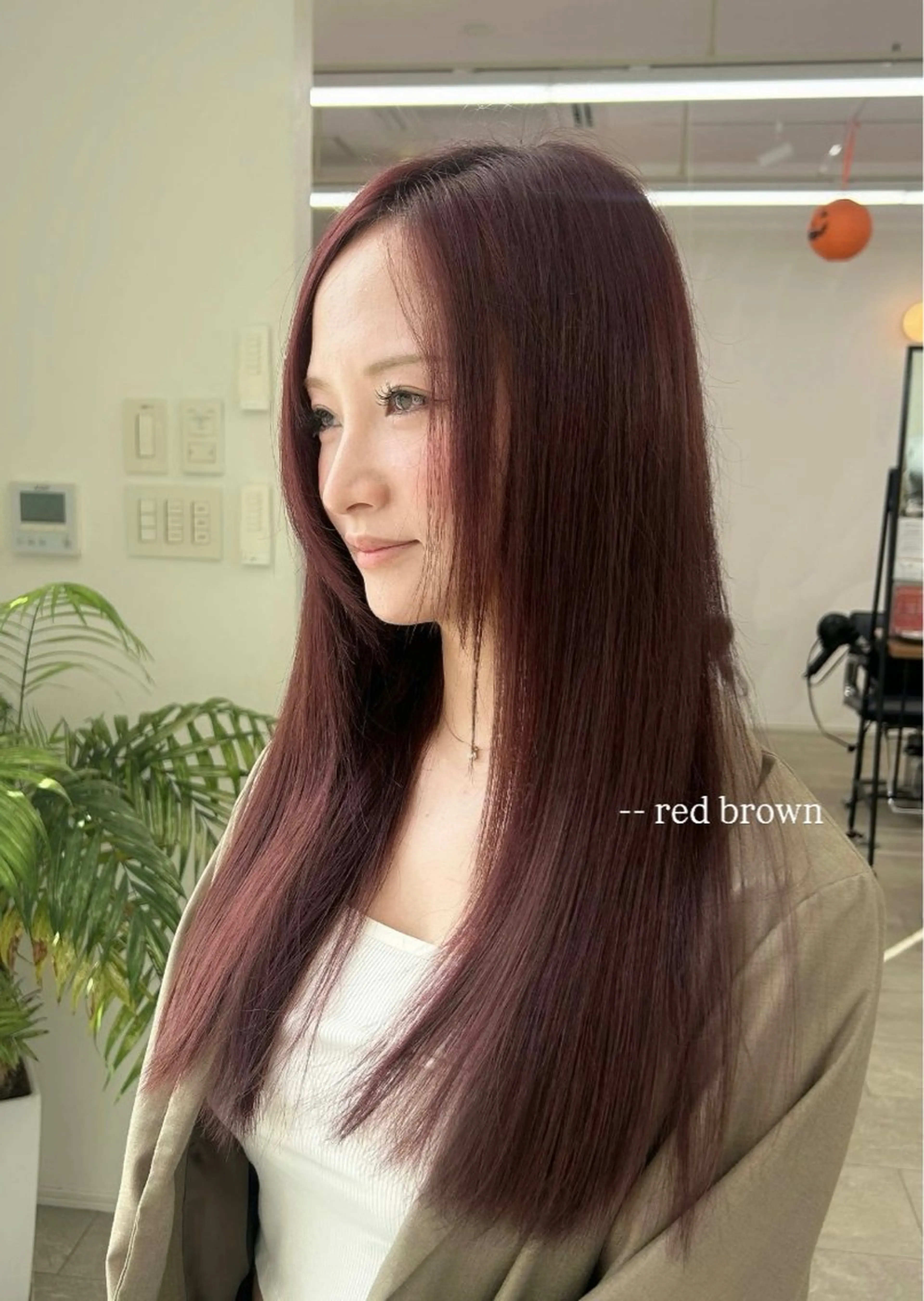 ロング カラー カット ヘアカラー トリートメント suehiro yunaのヘアスタイル