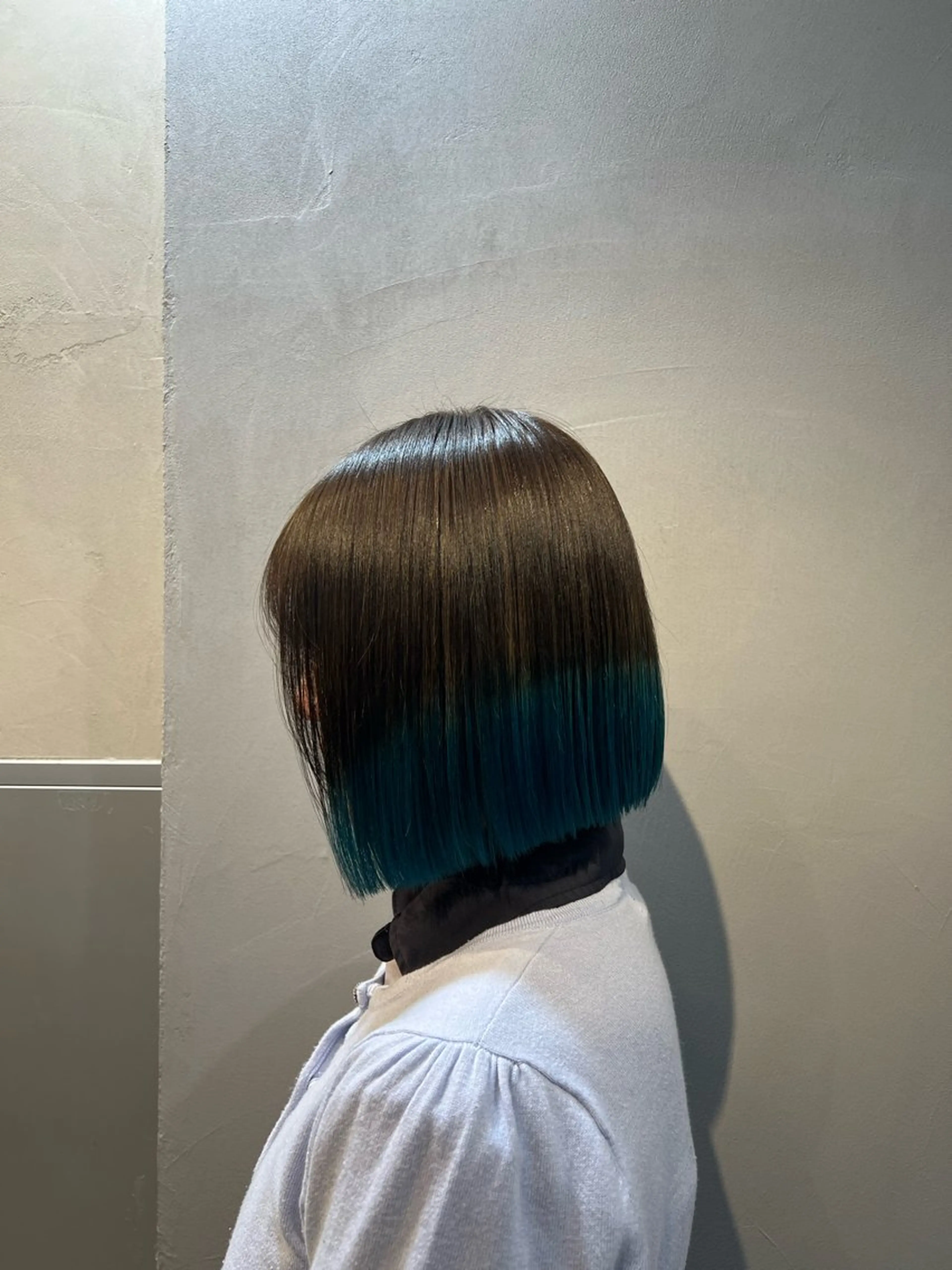 ショート カラー ダブルカラー ボブ 神戸ボブ✂️ ioe三宮/田 伸佳のヘアスタイル