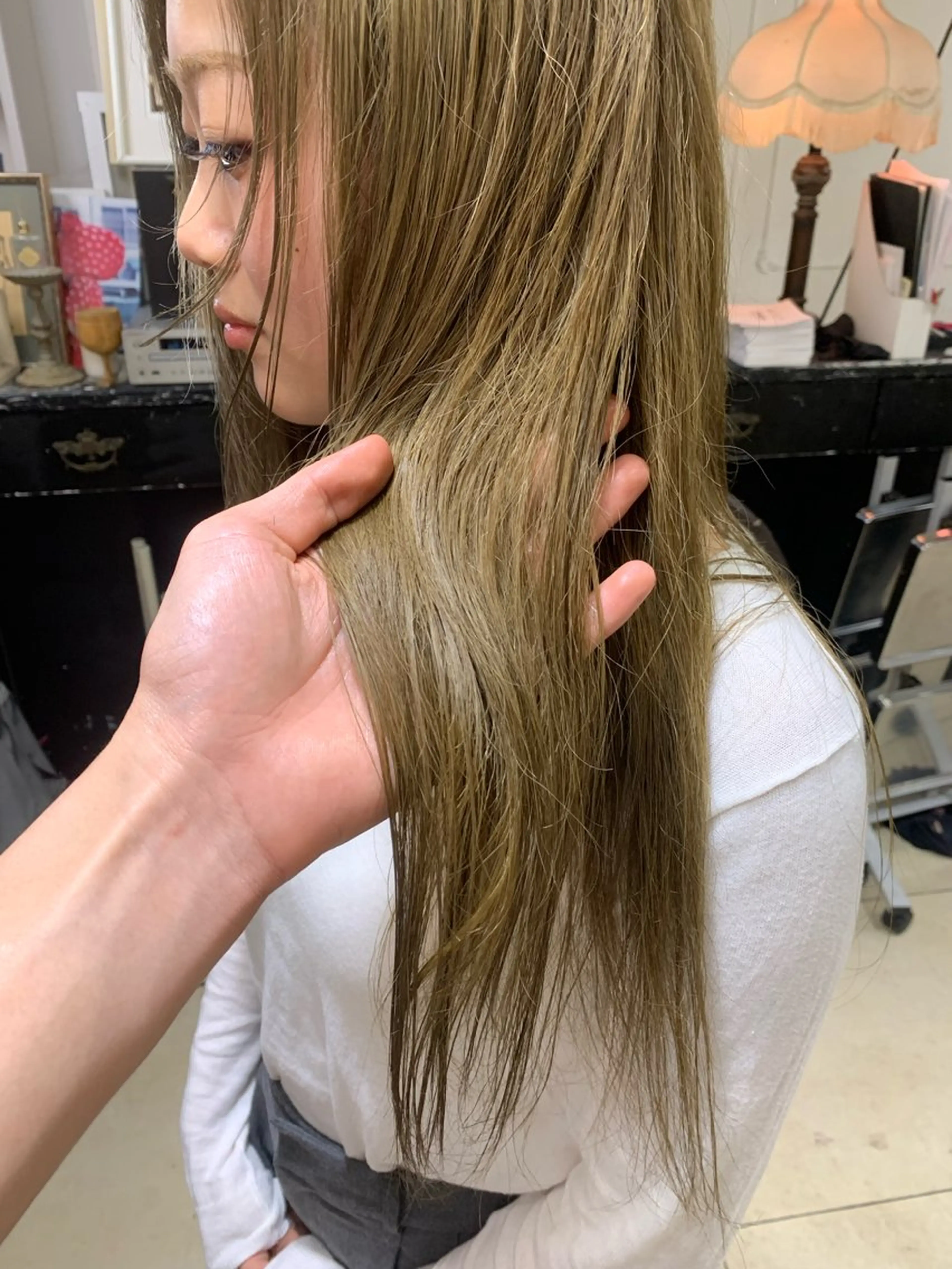 ロング カラー ヘアカラー トリートメント 早川 豪のヘアスタイル