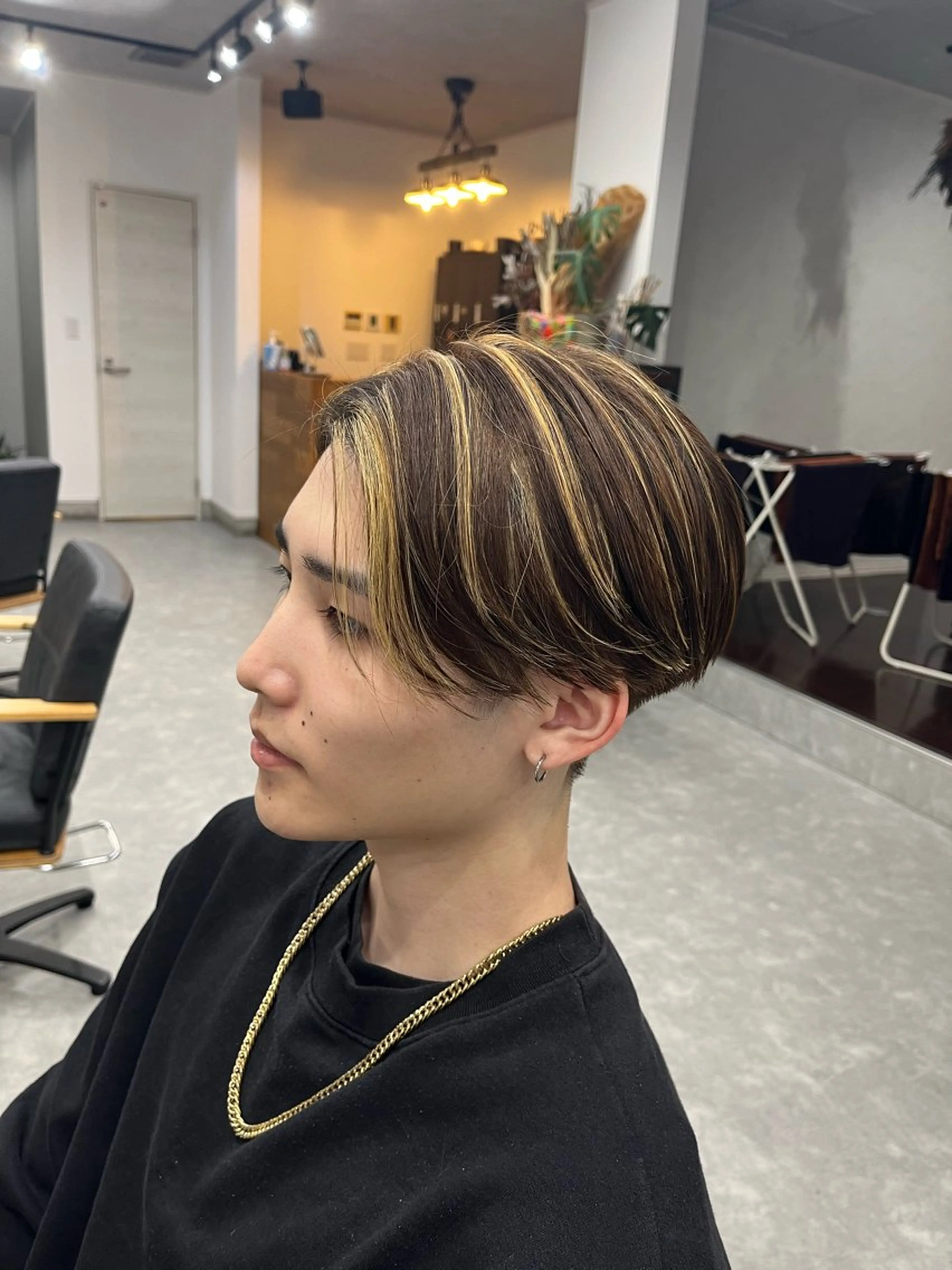 メンズ メンズハイライト 縮毛矯正/メンズ パーマWATARUのヘアスタイル