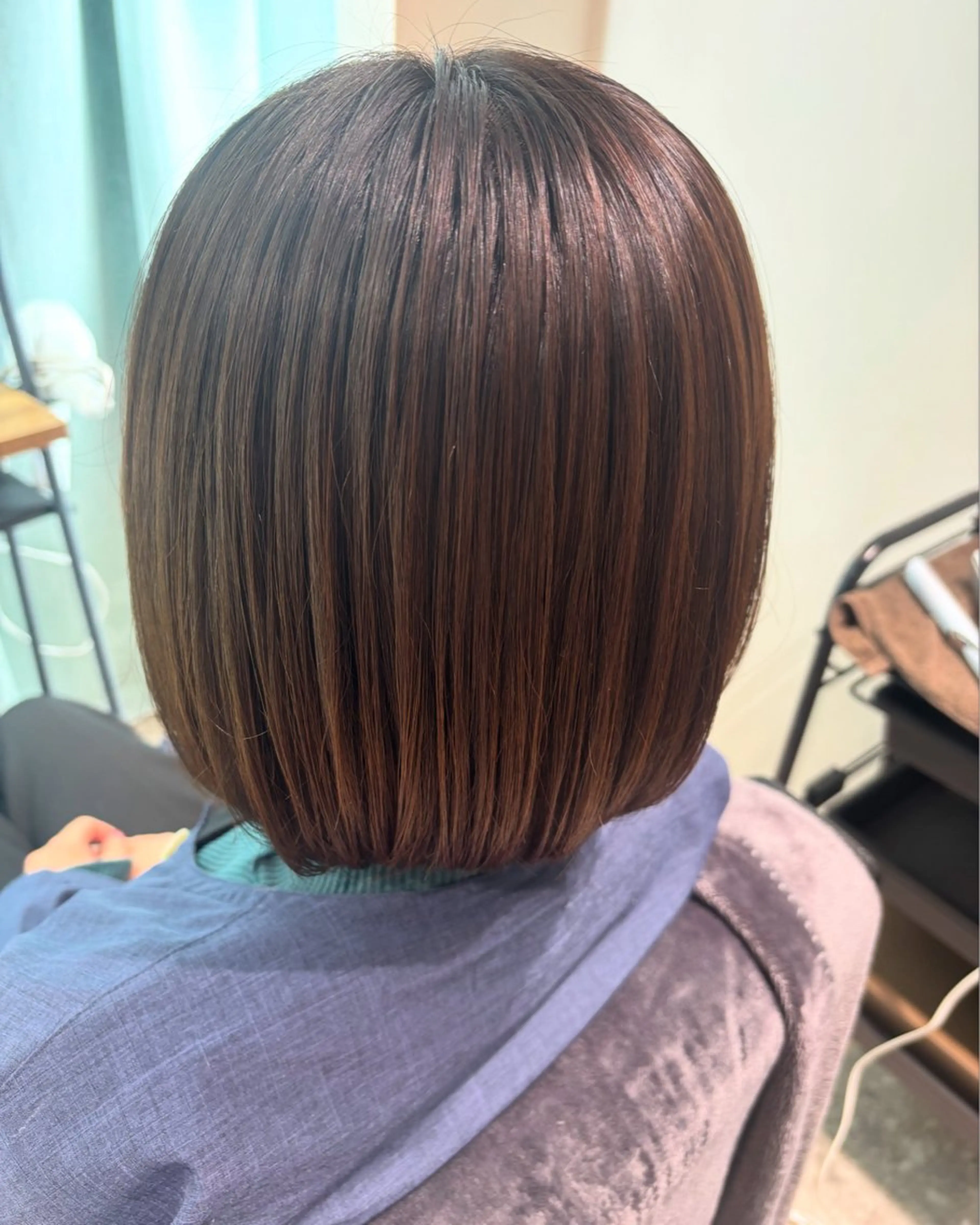 ミディアム 🌱大森柚紀🐇 縮毛矯正モデル募集中のヘアスタイル