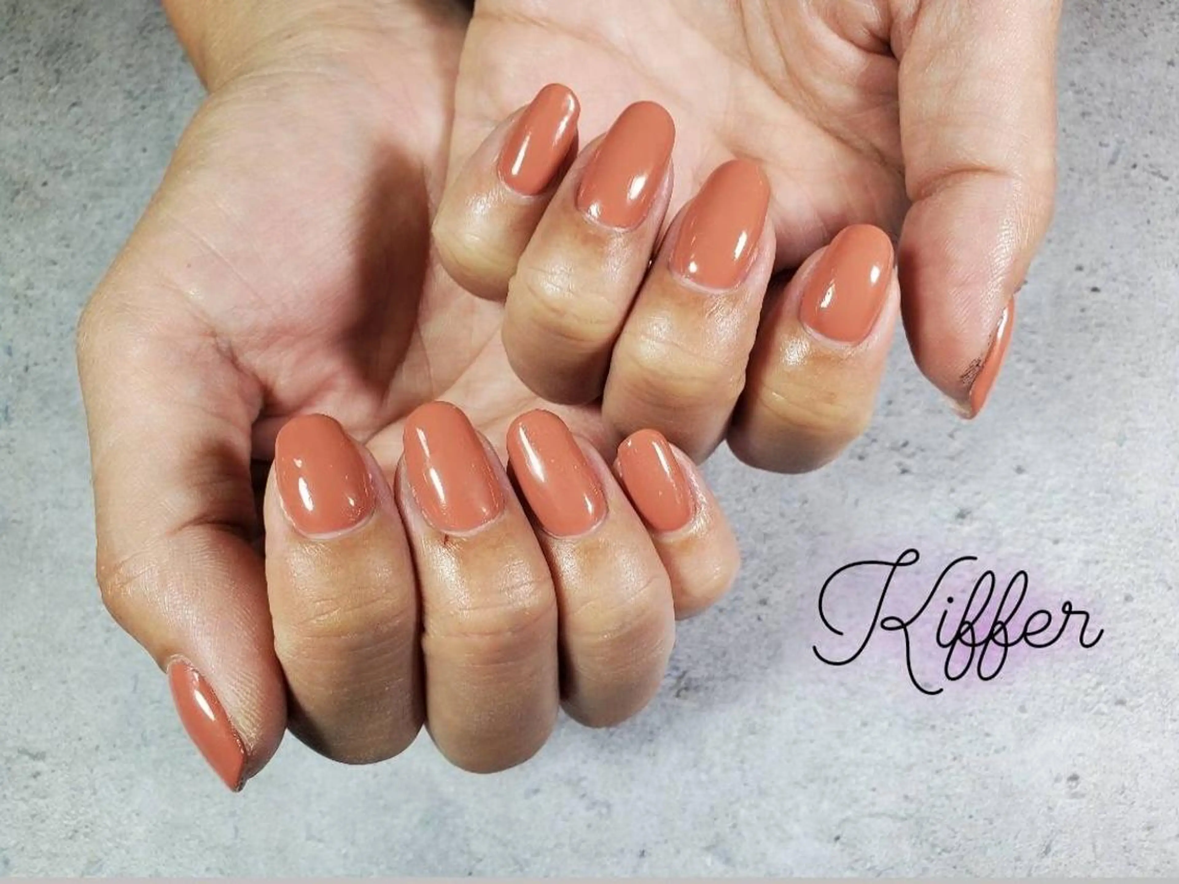 ネイル ワンカラーネイル adagio 木下のネイルデザイン