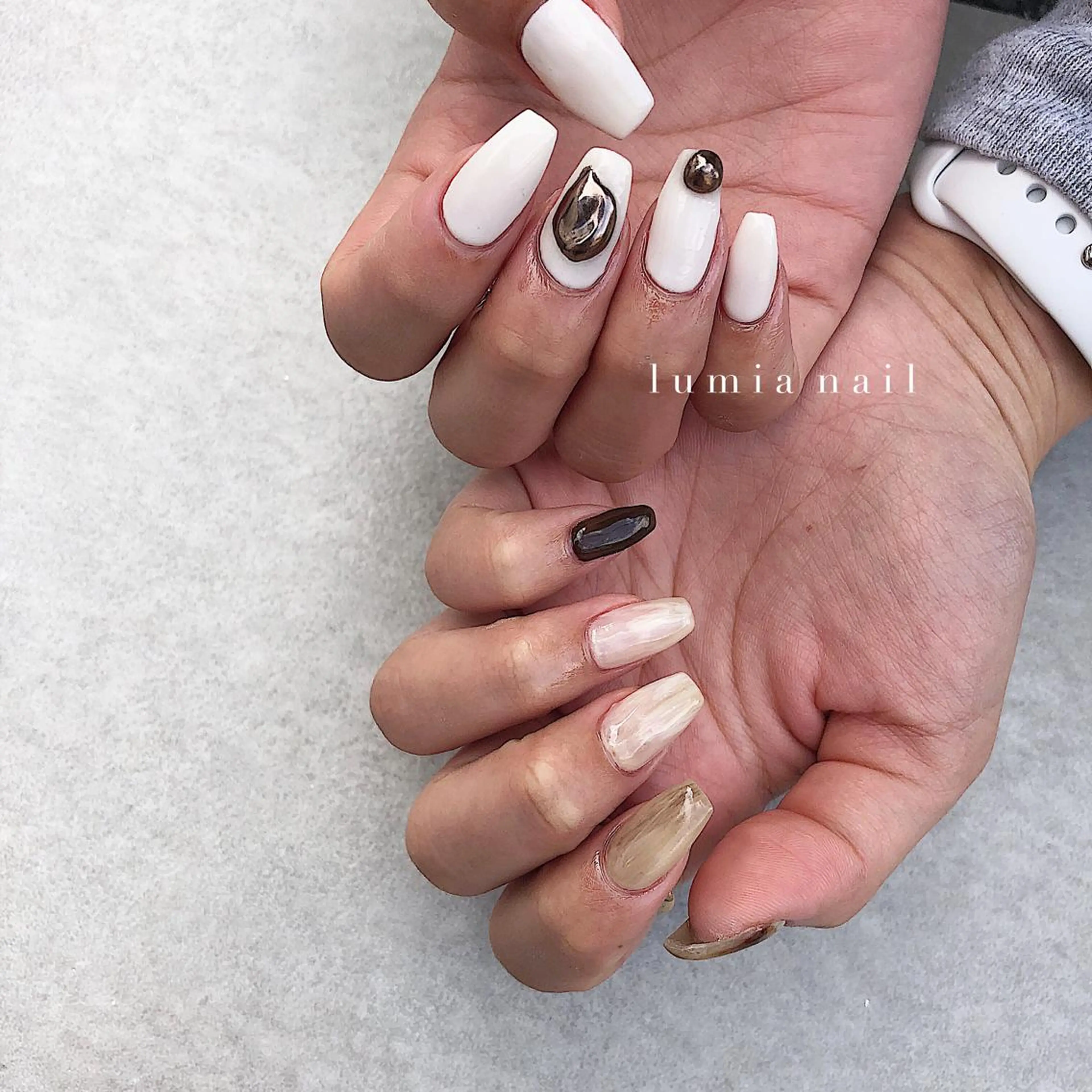 ネイル nail&eyelash Rine所属・Rine 放出 (リネ)のネイルデザイン