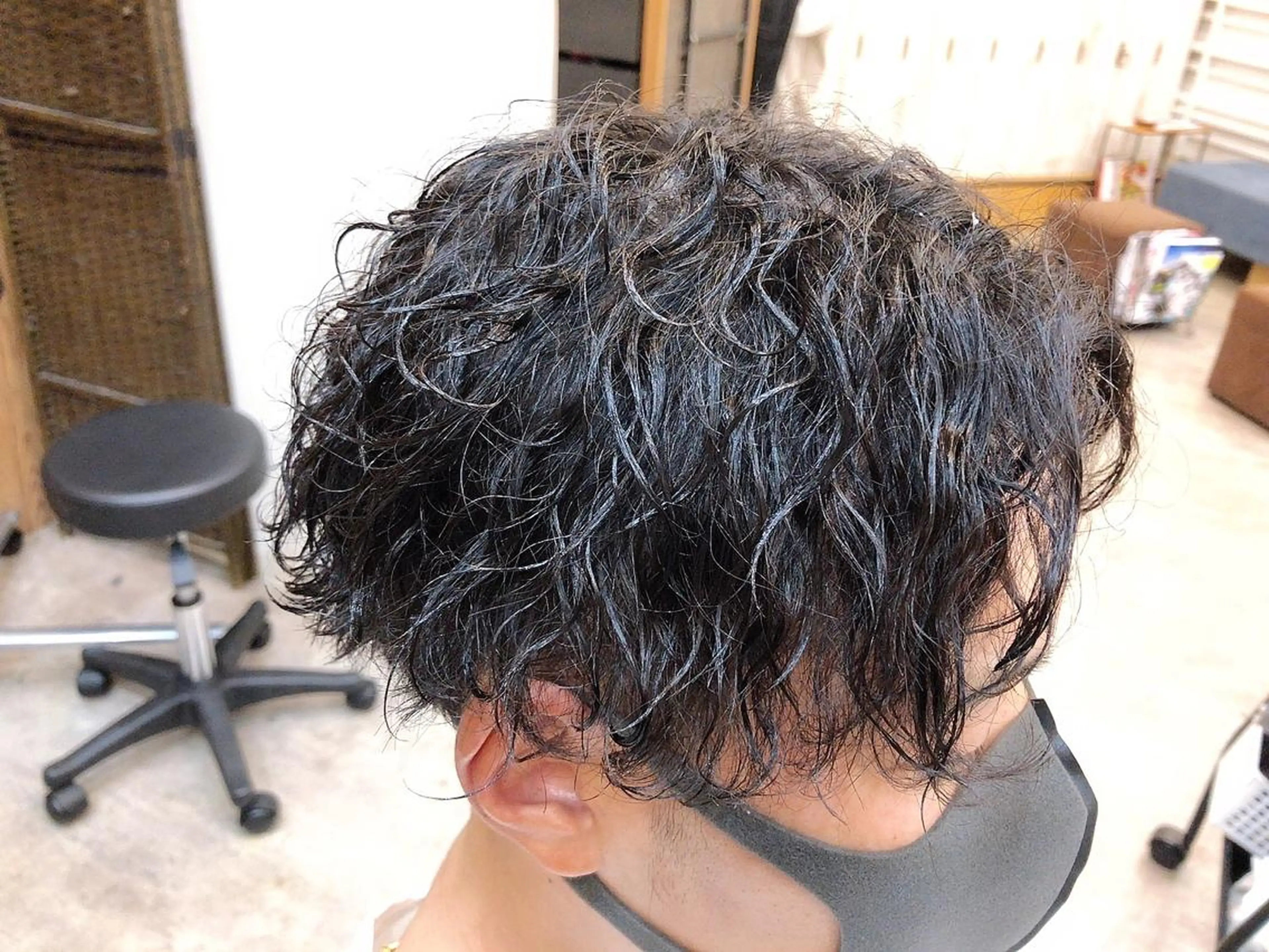 ショート パーマ メンズ メンズパーマ スパイラルパーマ ケイゴ【店長】 メンズパーマ特化のヘアスタイル