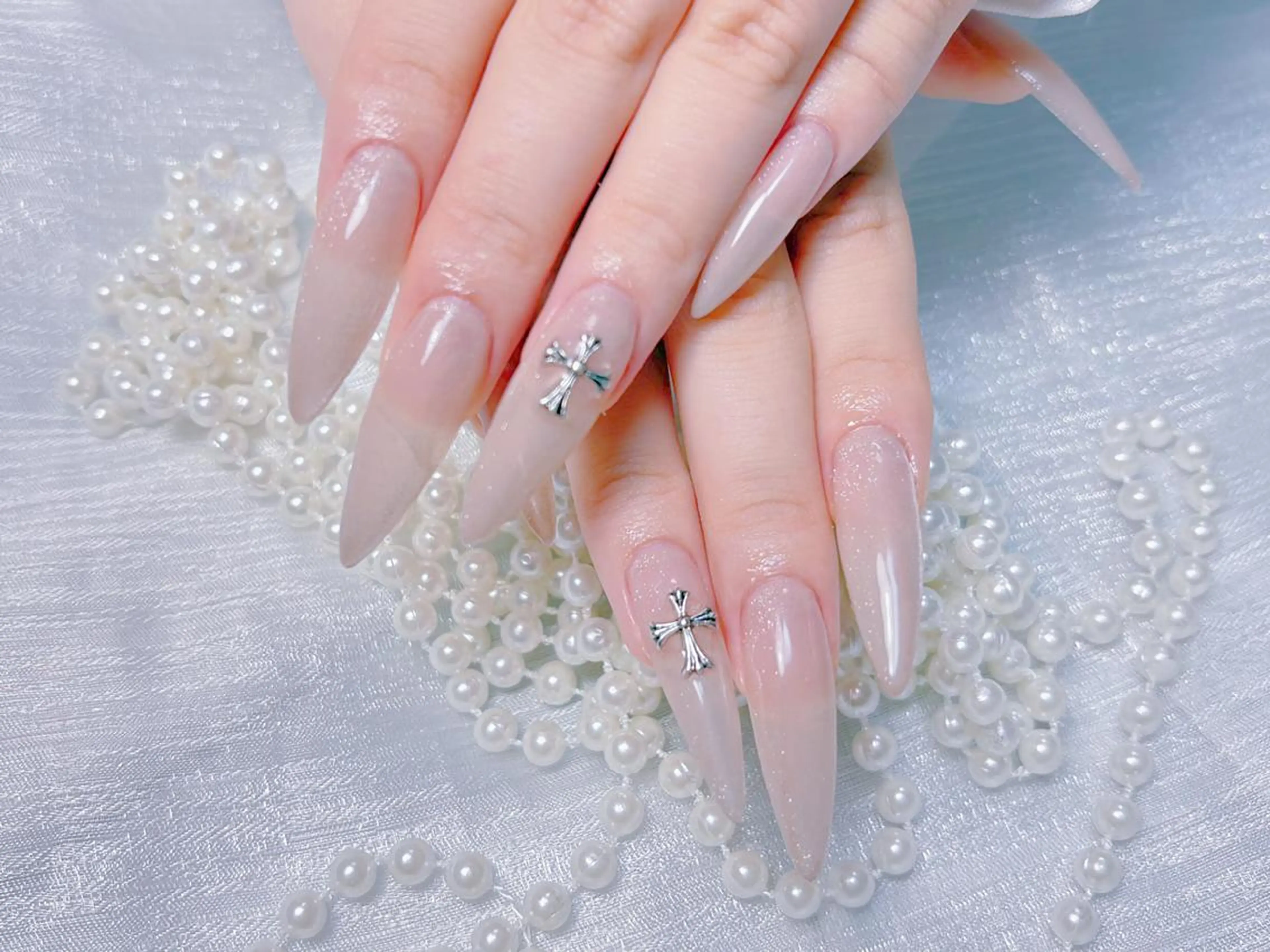 ネイル 🎀彩羽チップ 長さだし専門🎀のネイルデザイン