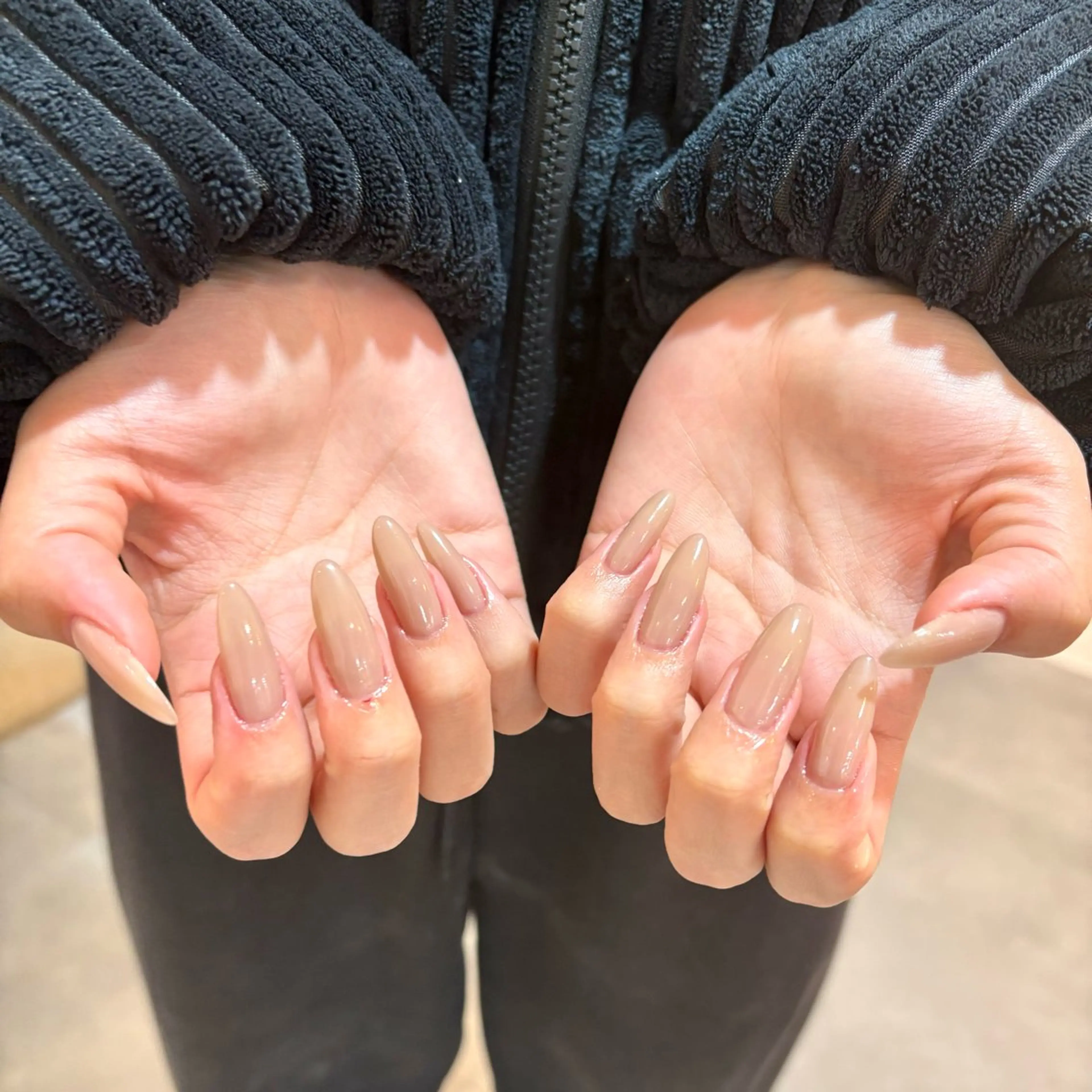 ネイル ロングネイル シンプルネイル nail salon tiffin【ティフィン】所属・tiffin Rihoのネイルデザイン