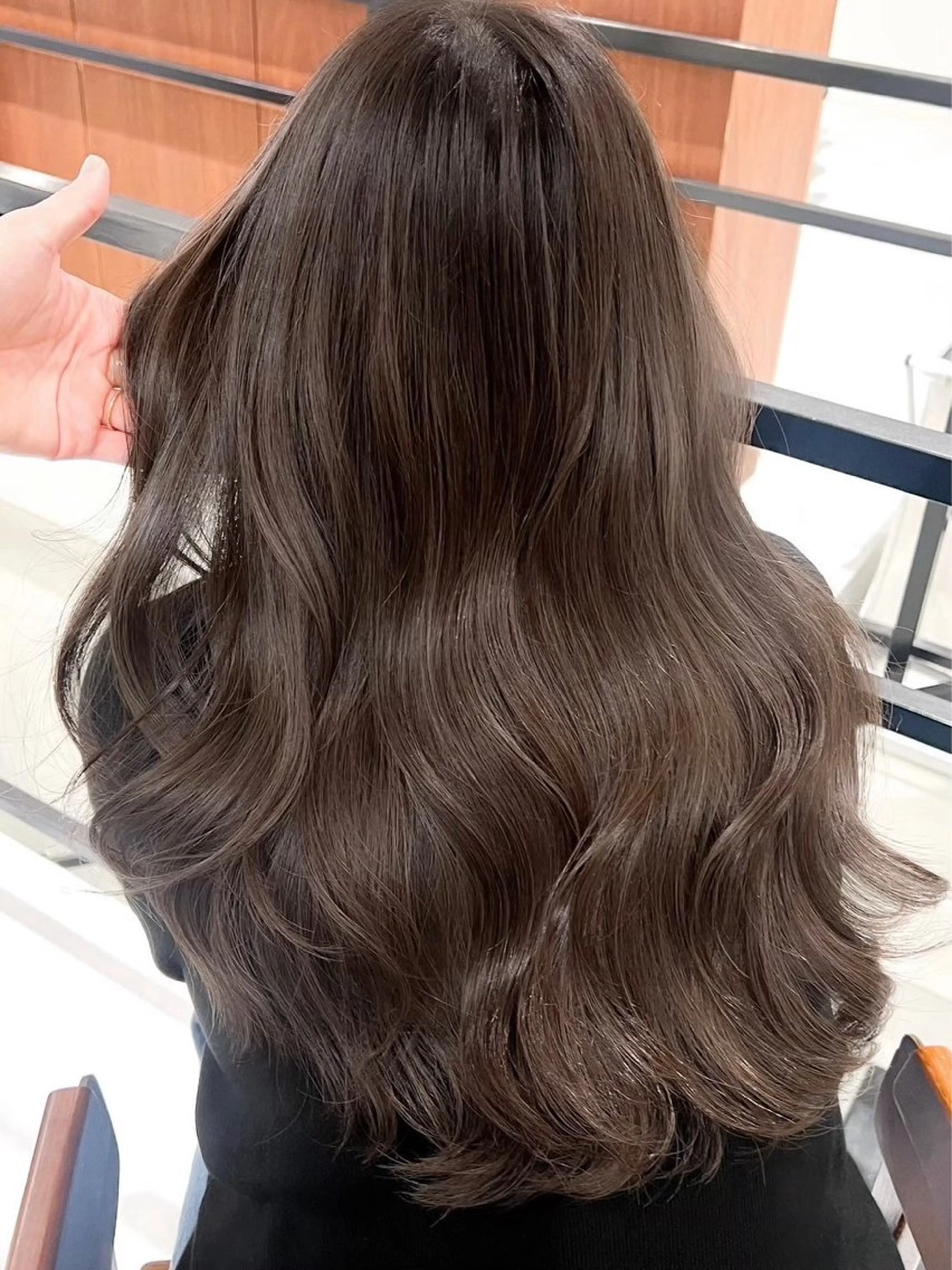 ロング カラー 水野 啓太のヘアスタイル